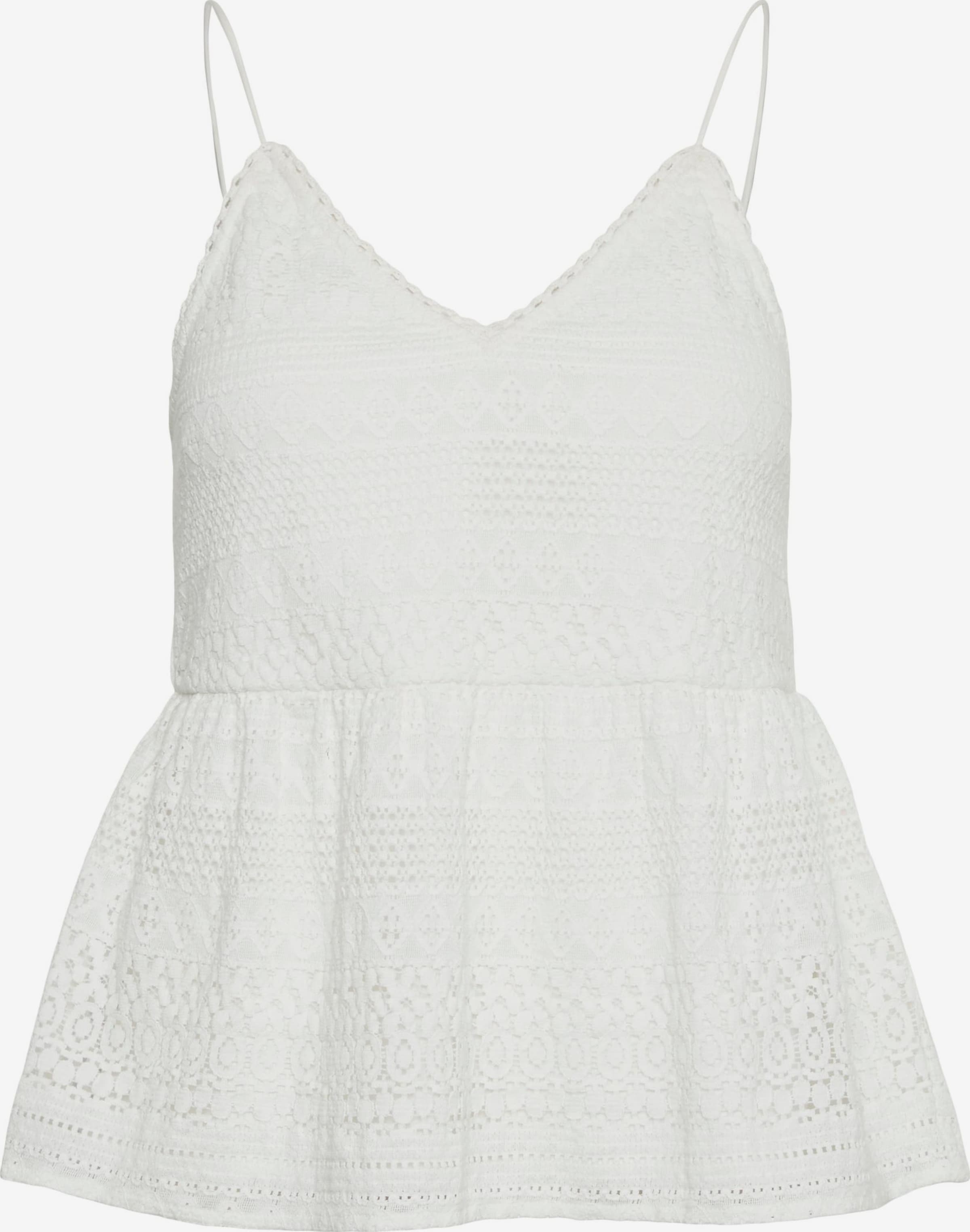 Vero Moda Kanten Tops Top Honey Dames Wit
