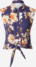 Vila Blouse Tops Blouse SOPA Dames Navy