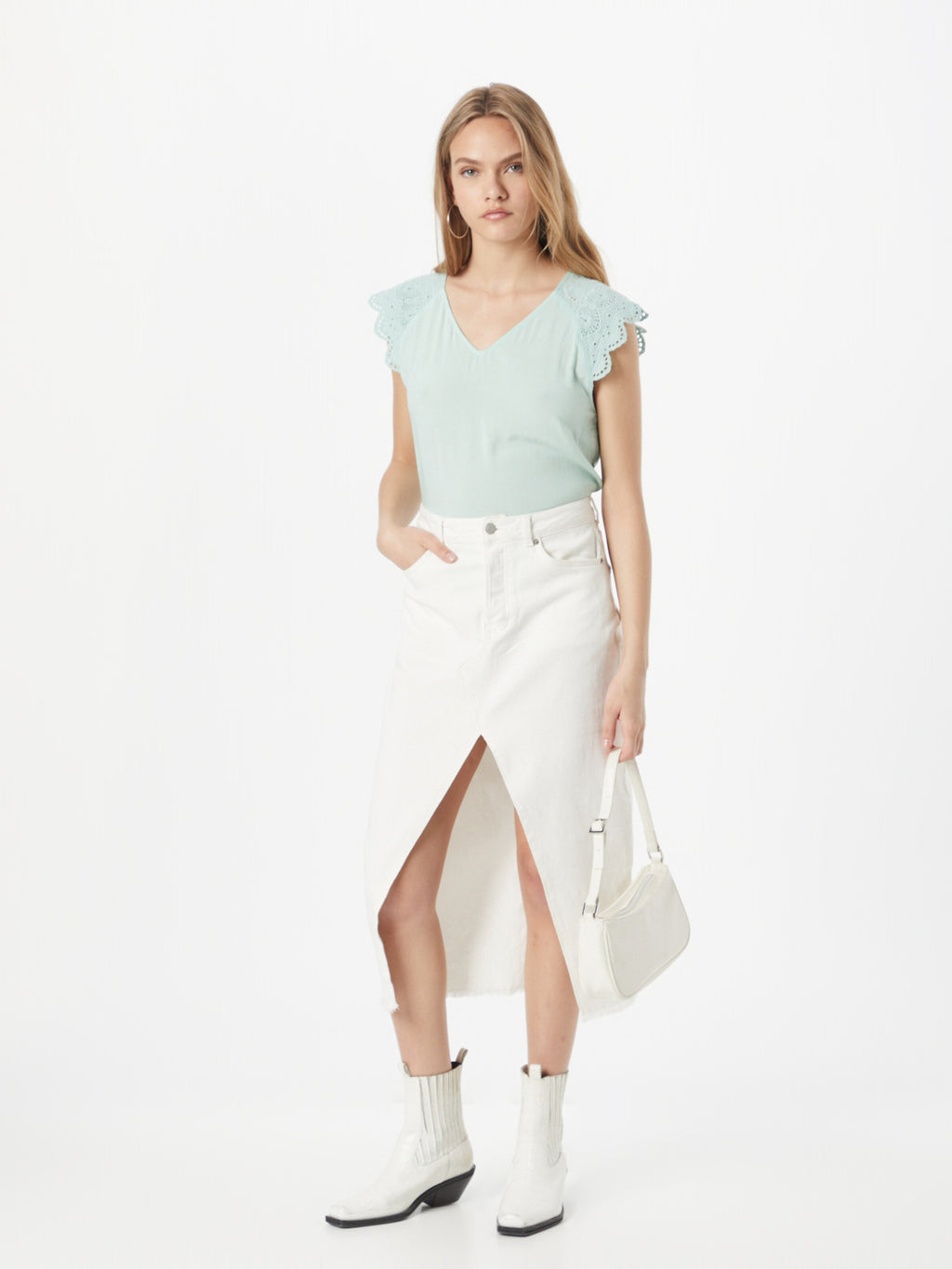 QS By S.Oliver Blouse Tops Blouse Dames Mintgroen