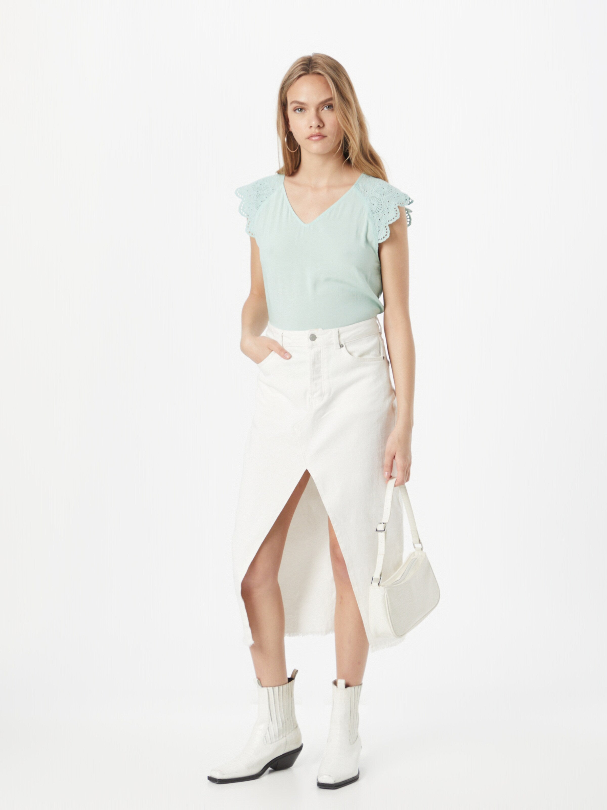 QS By S.Oliver Blouse Tops Blouse Dames Mintgroen