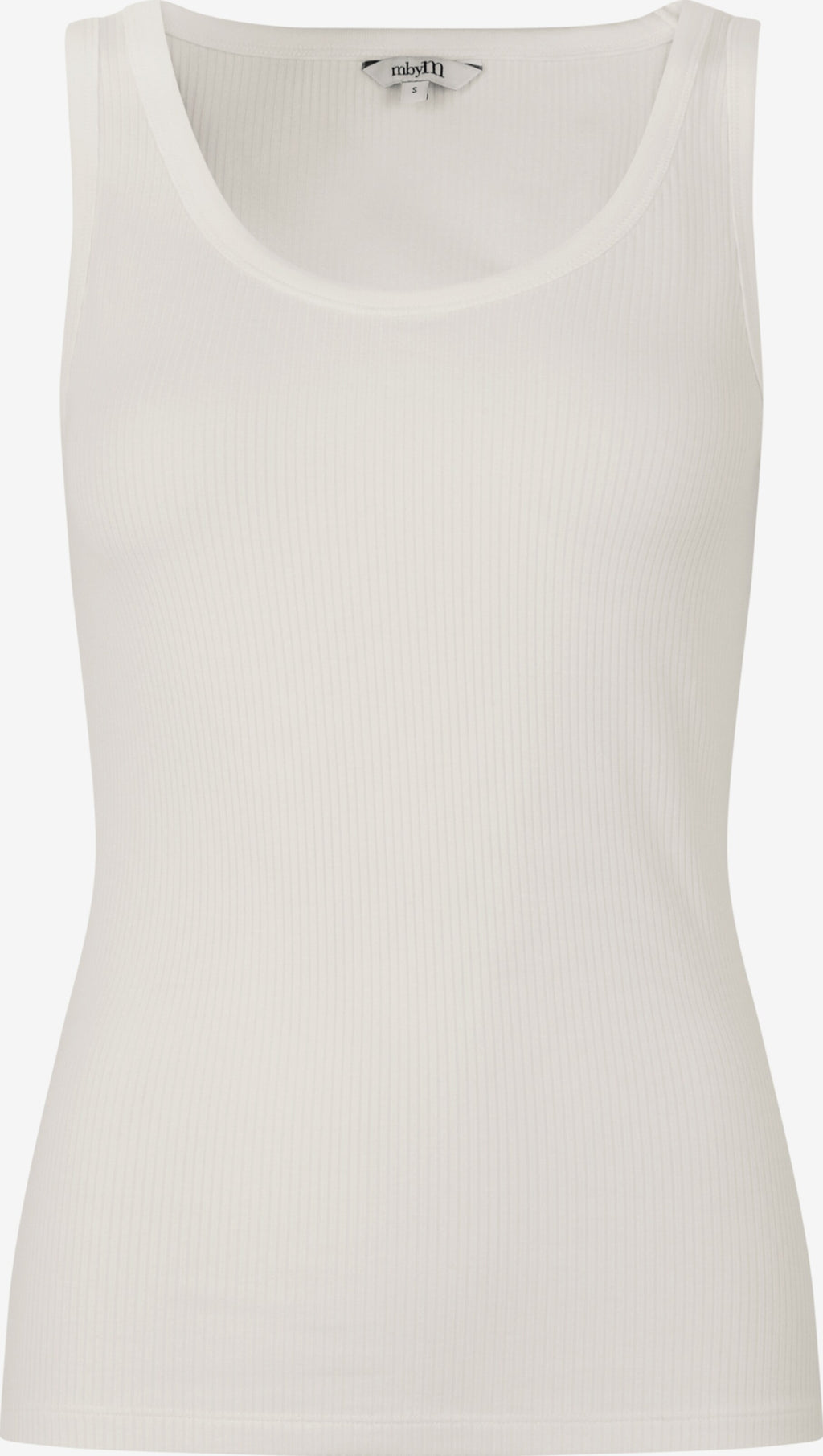 MbyM Mouwloze Shirts Top Angelika Dames Natuurwit
