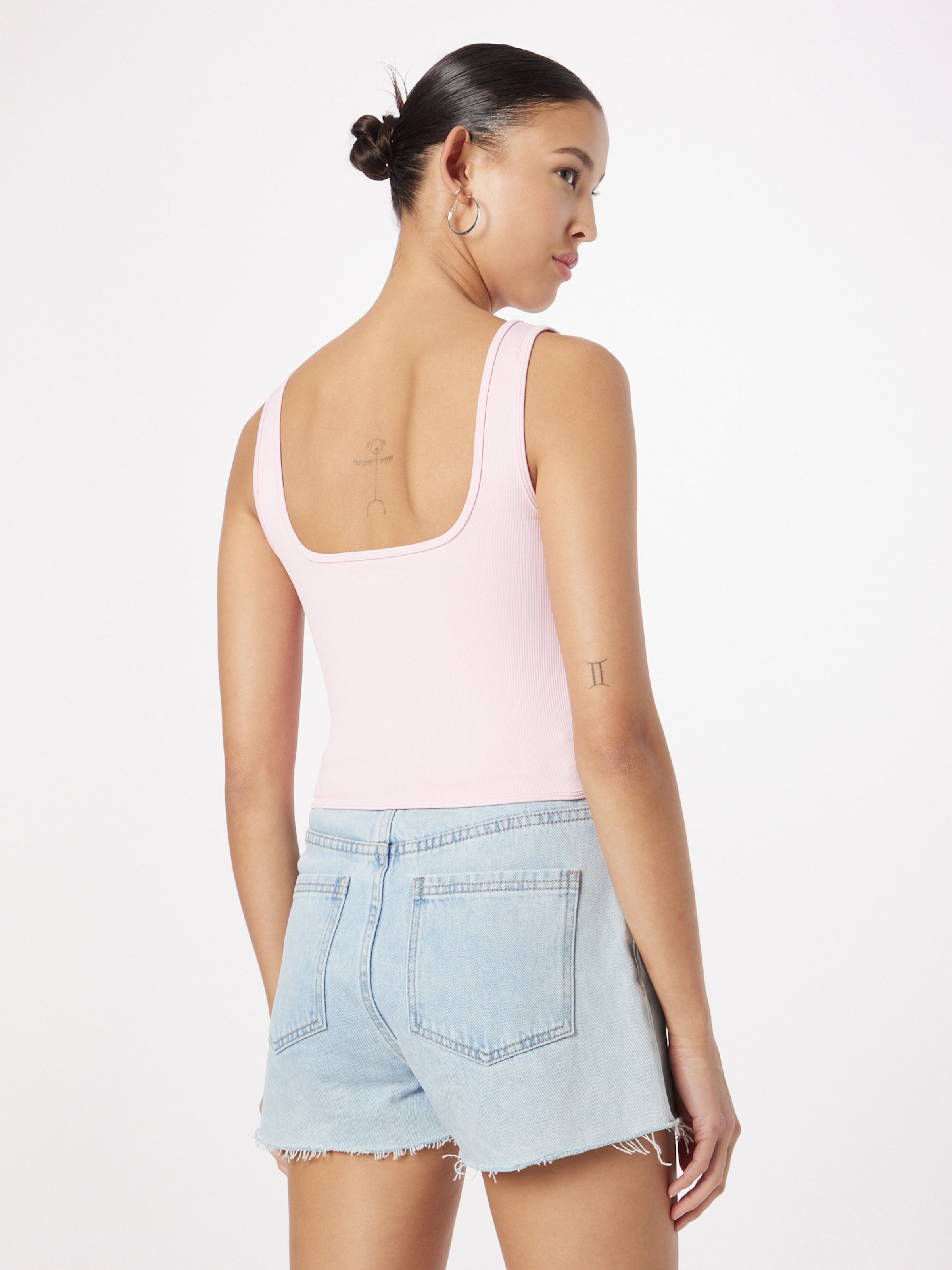 Abercrombie & Fitch Crop Tops Top Dames Pastelroze