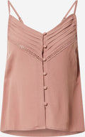 About You Spaghetti Tops Top Vivian Dames Roze