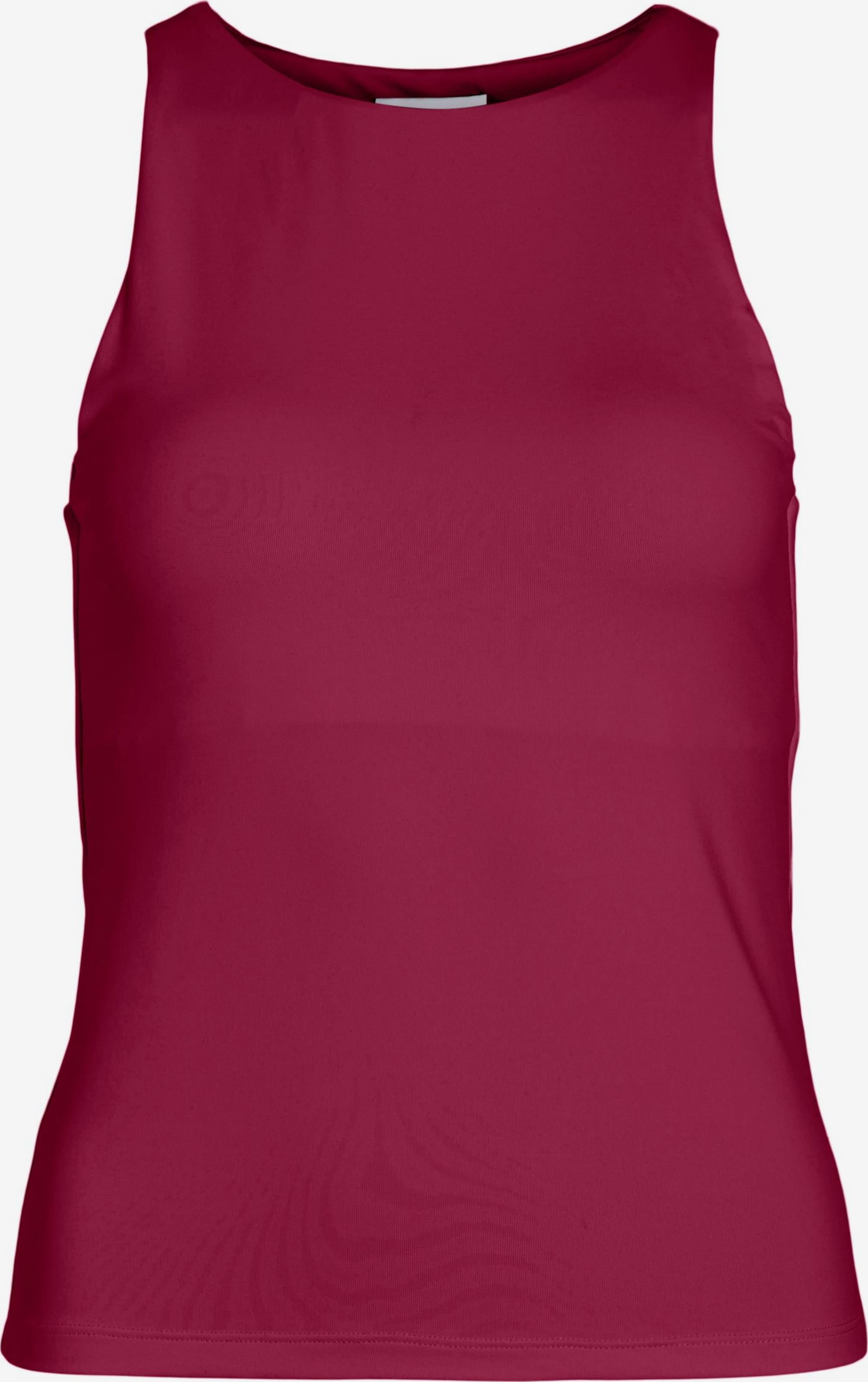 Vila Tanktops Top KENZA Dames Wijnrood