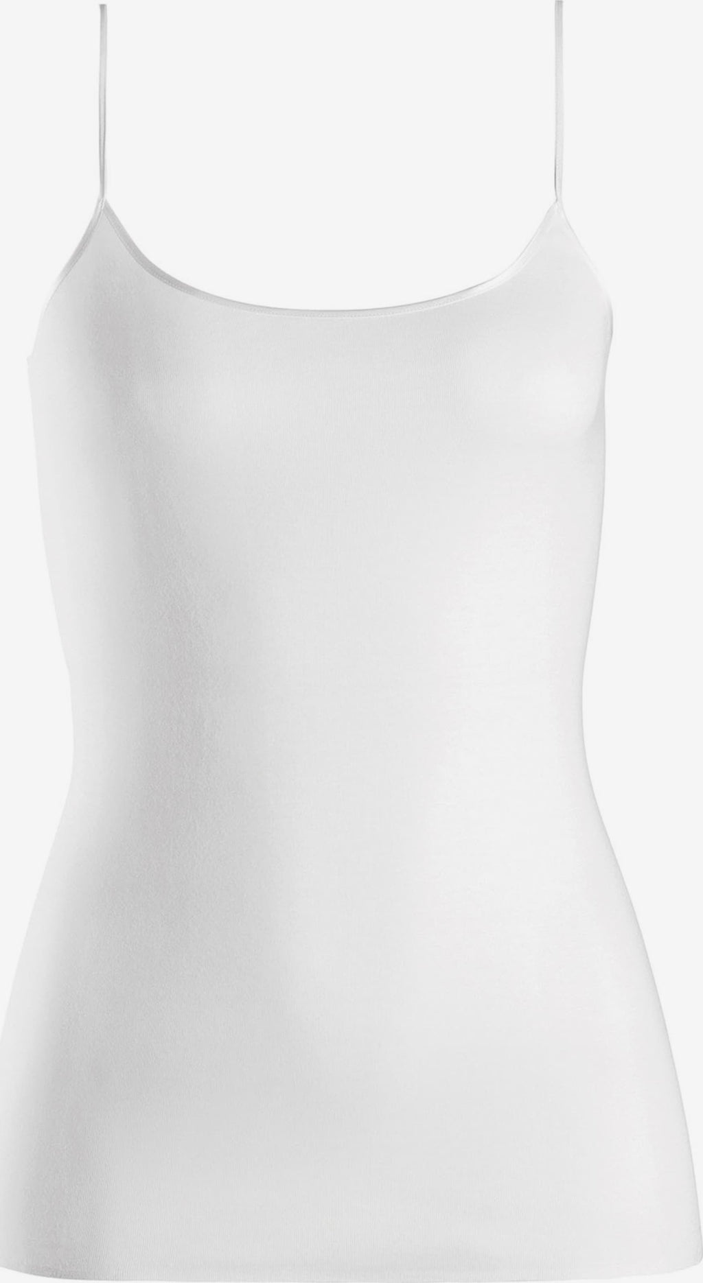 HANRO Spaghetti Tops Top Cotton Seamless Dames Wit