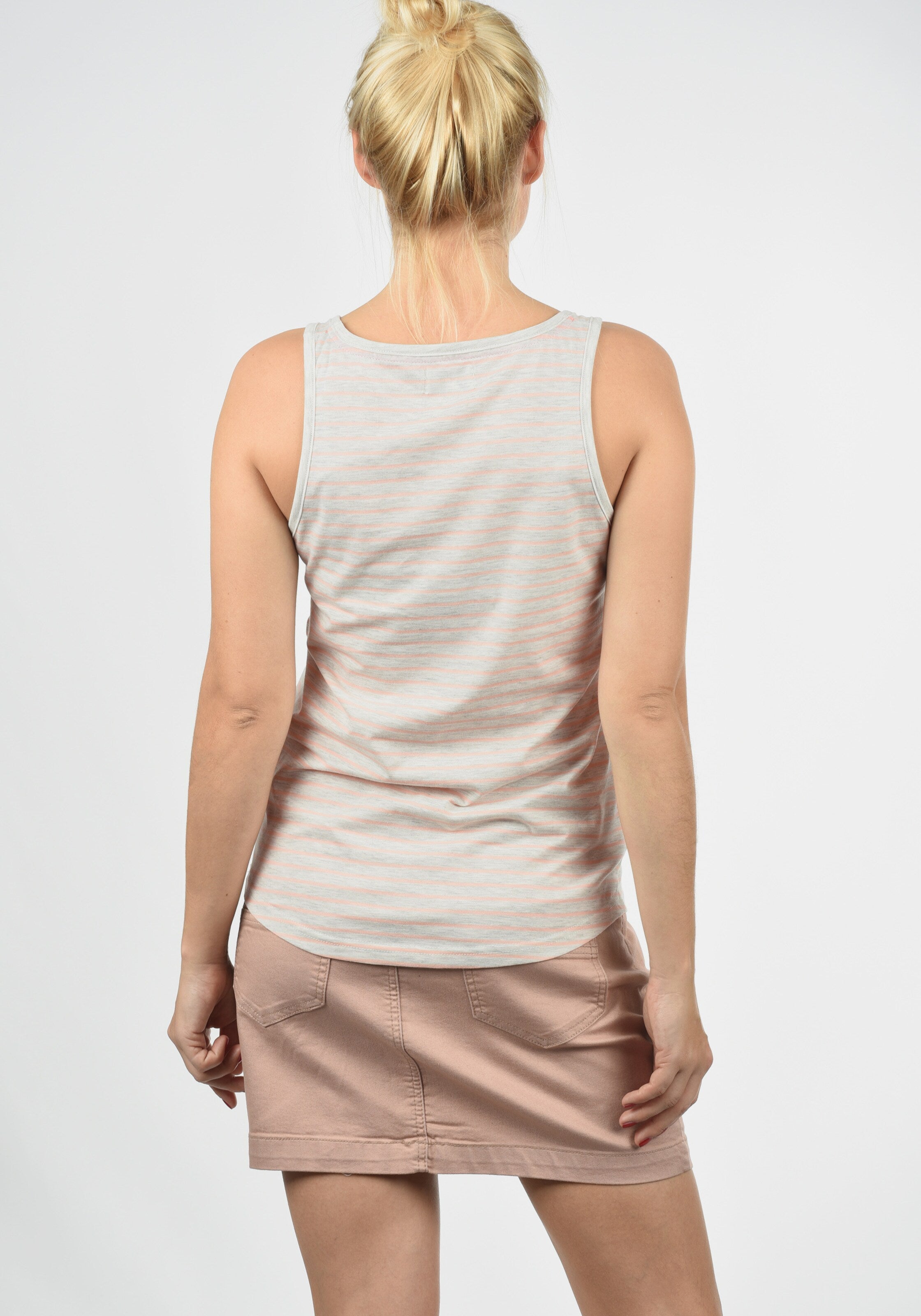 DESIRES Mouwloze Shirts Top Melanie Dames Parelwit
