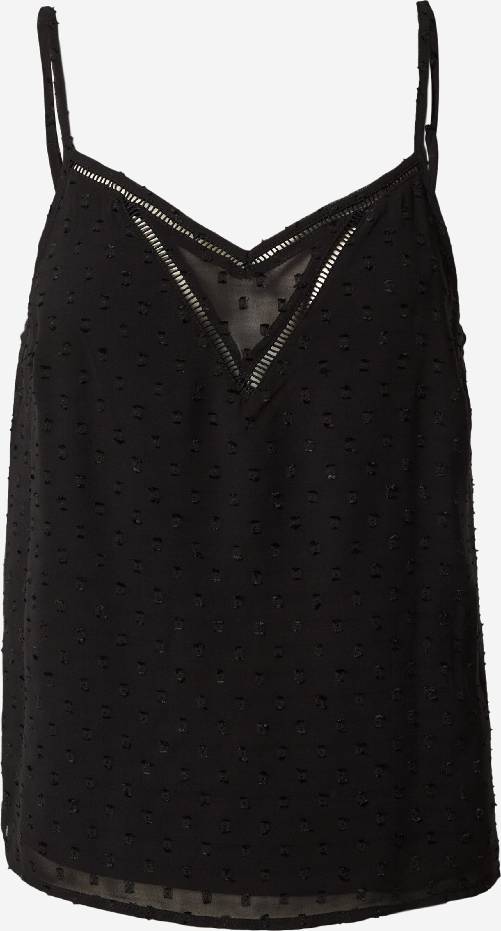 About You Kanten Tops Top Daniela Dames Zwart