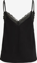 Vila Kanten Tops Top NOEL Dames Zwart
