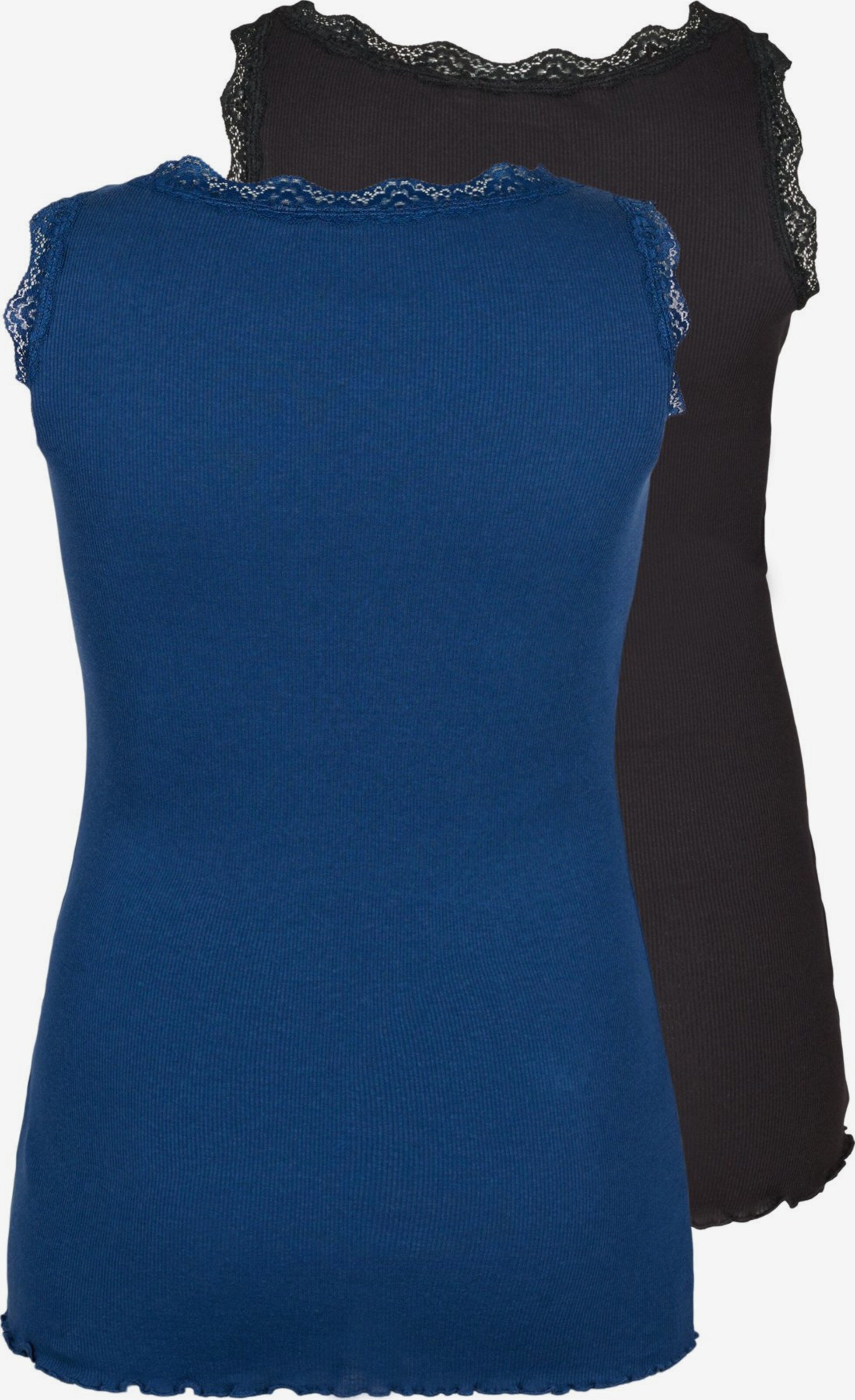 Zizzi Kanten Tops Top Liv Dames Zwart