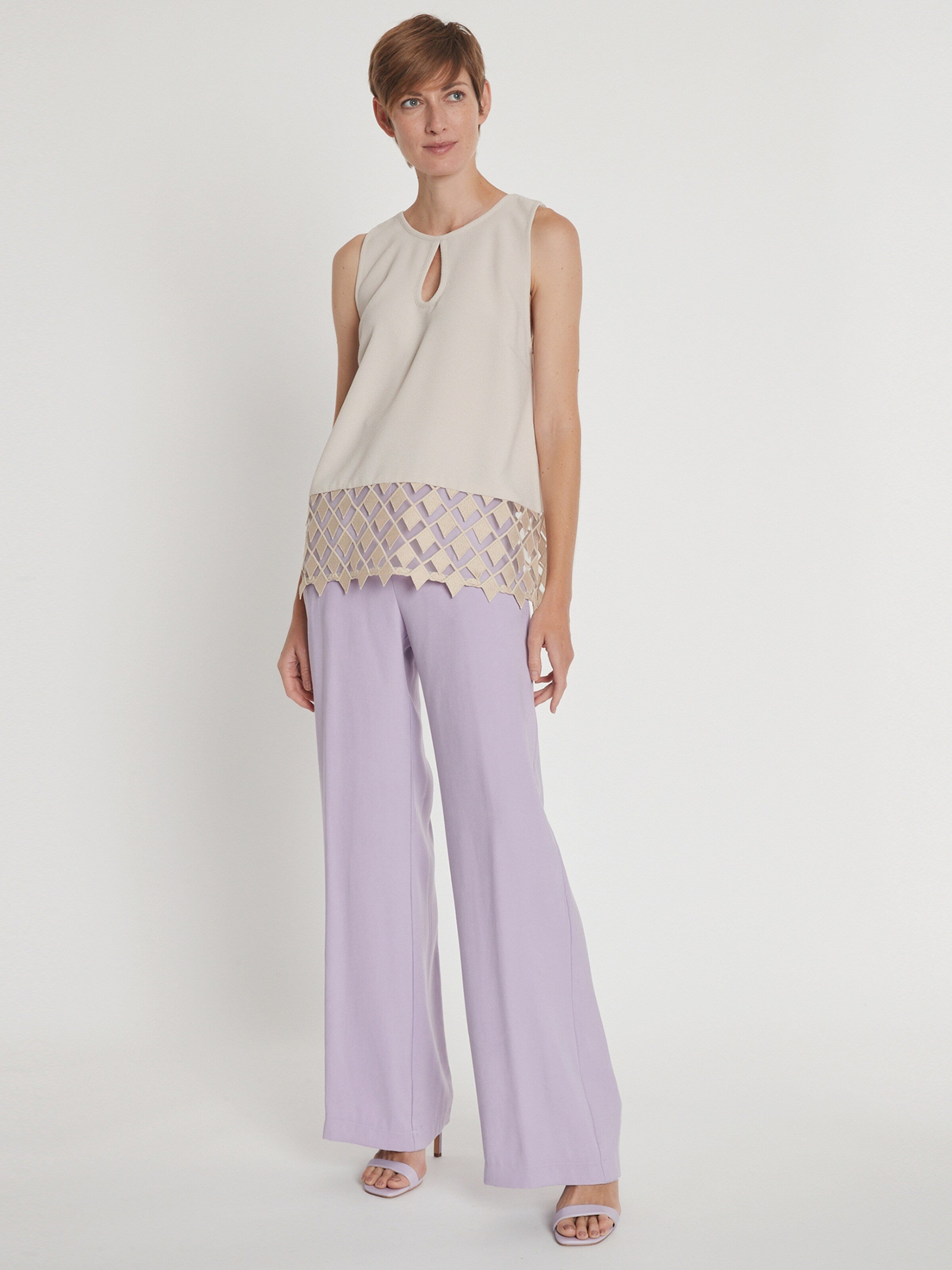 Ana Alcazar Uitgaanstops Top Lacara Dames Beige