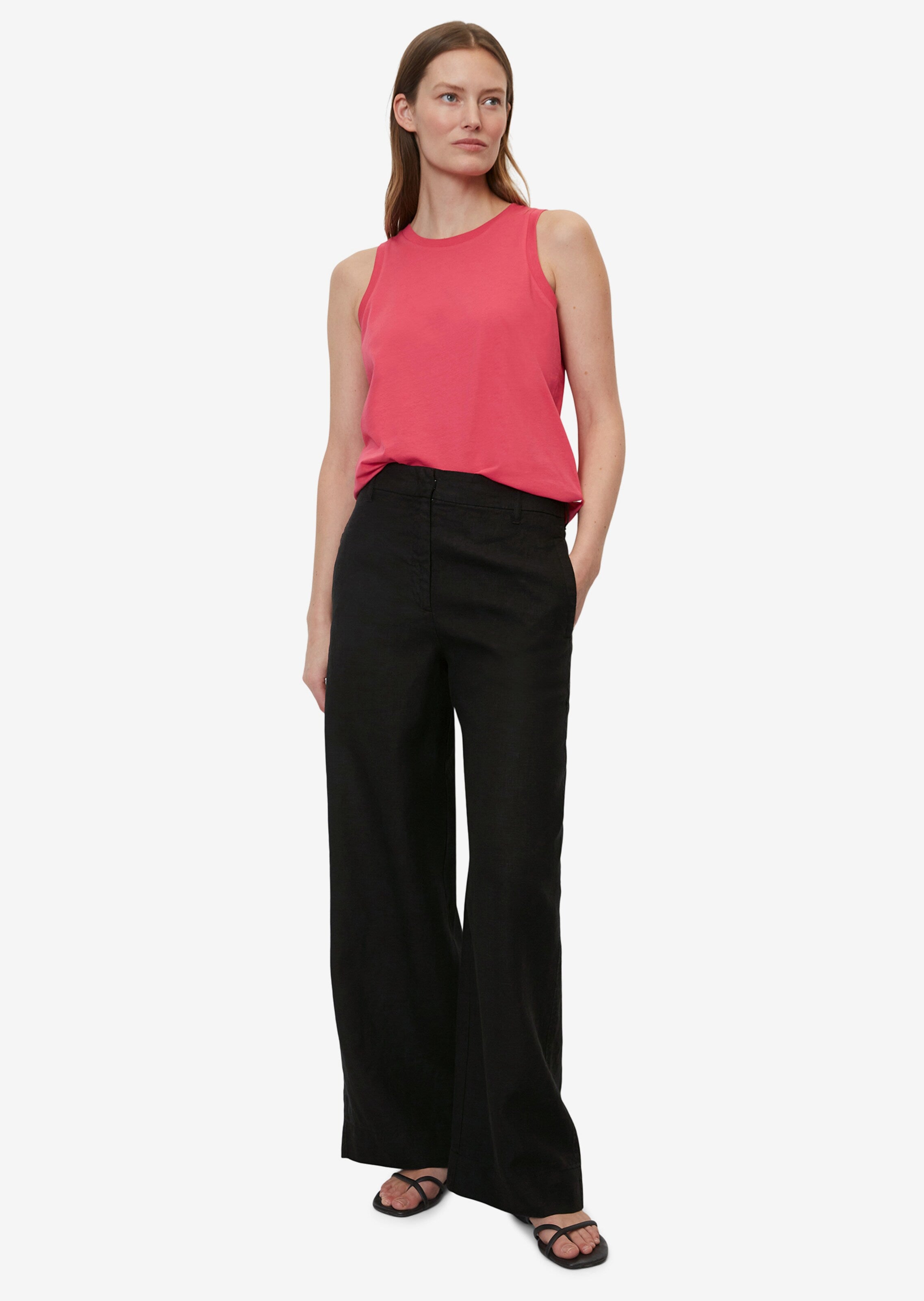 Marc O'Polo Mouwloze Shirts Top Dames Pink