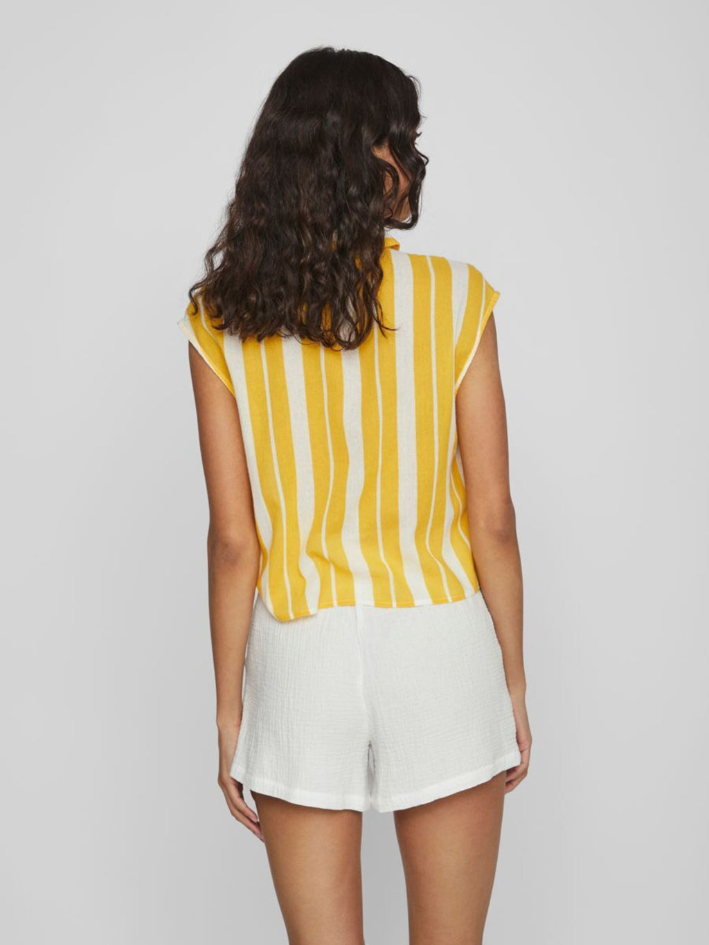 Vila Blouse Tops Blouse Dames Geel