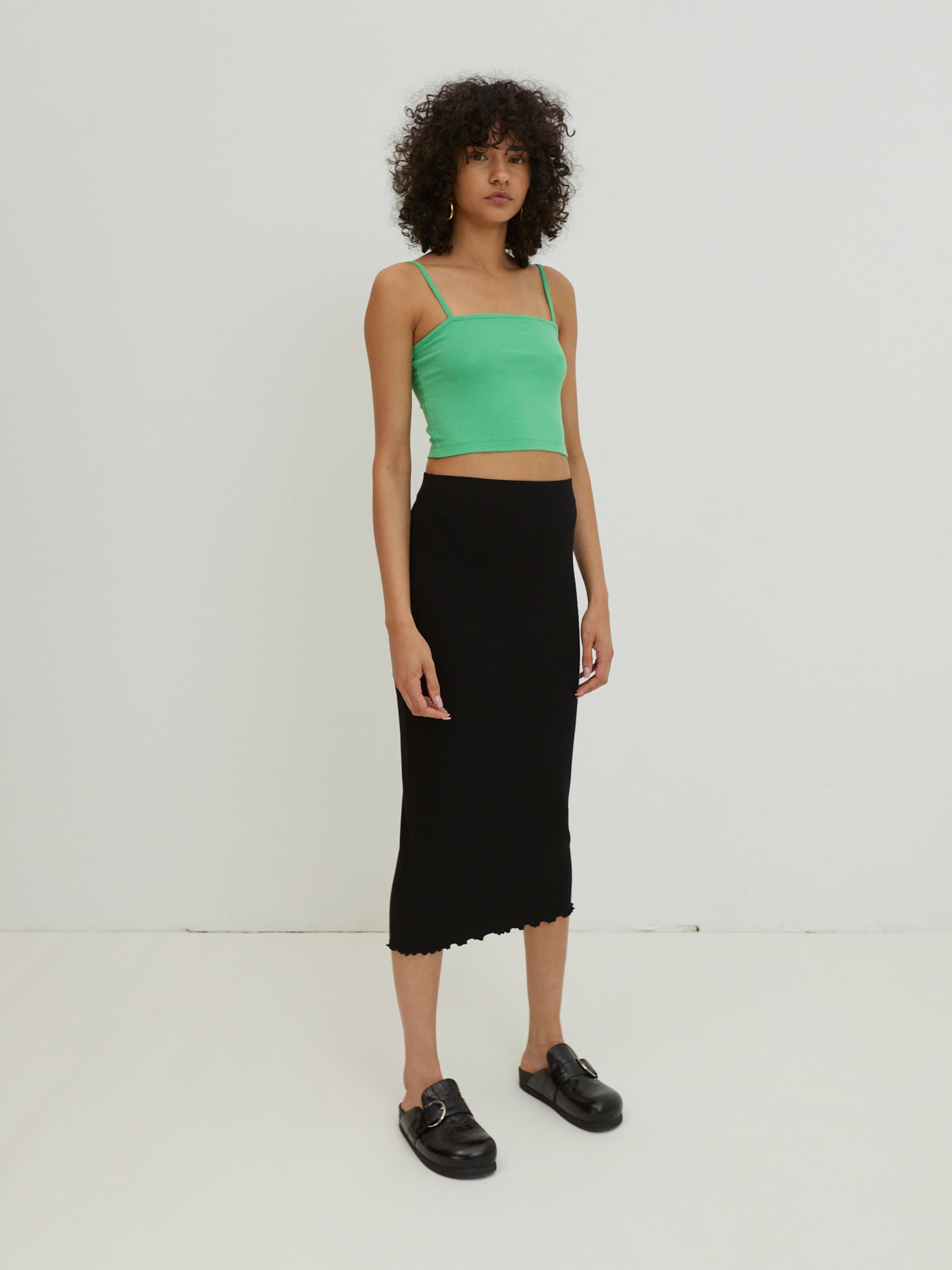 EDITED Crop Tops Top Rayna Dames Groen