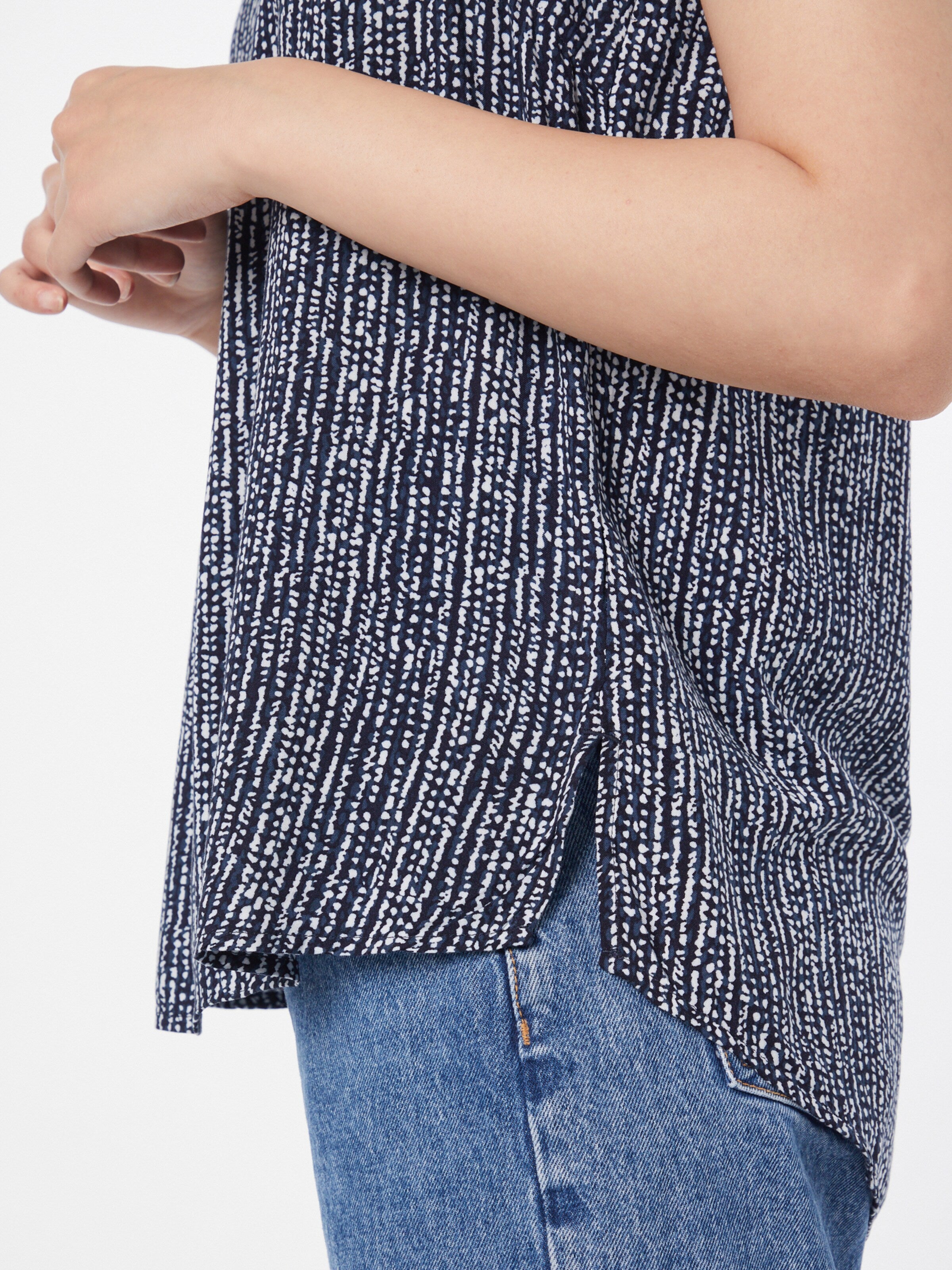 Tom Tailor Blouse Tops Blouse Dames Ultramarine Blauw