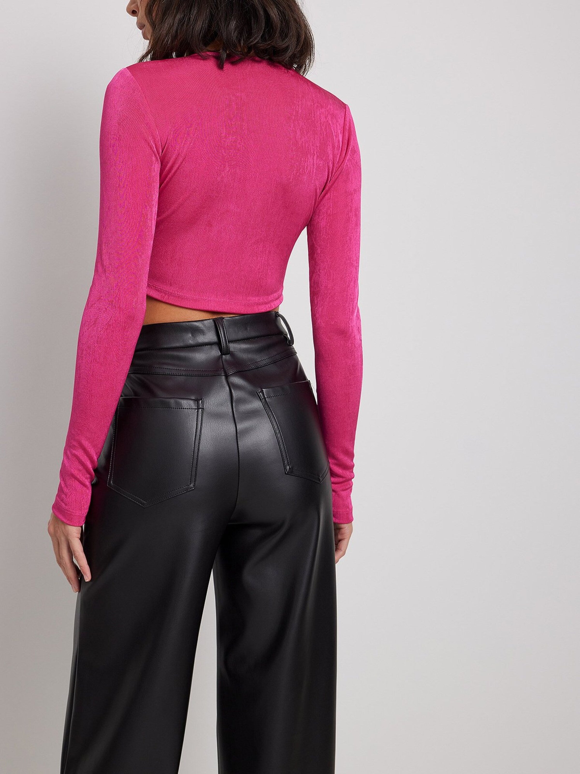 NA-KD Uitgaanstops Top Dames Pink