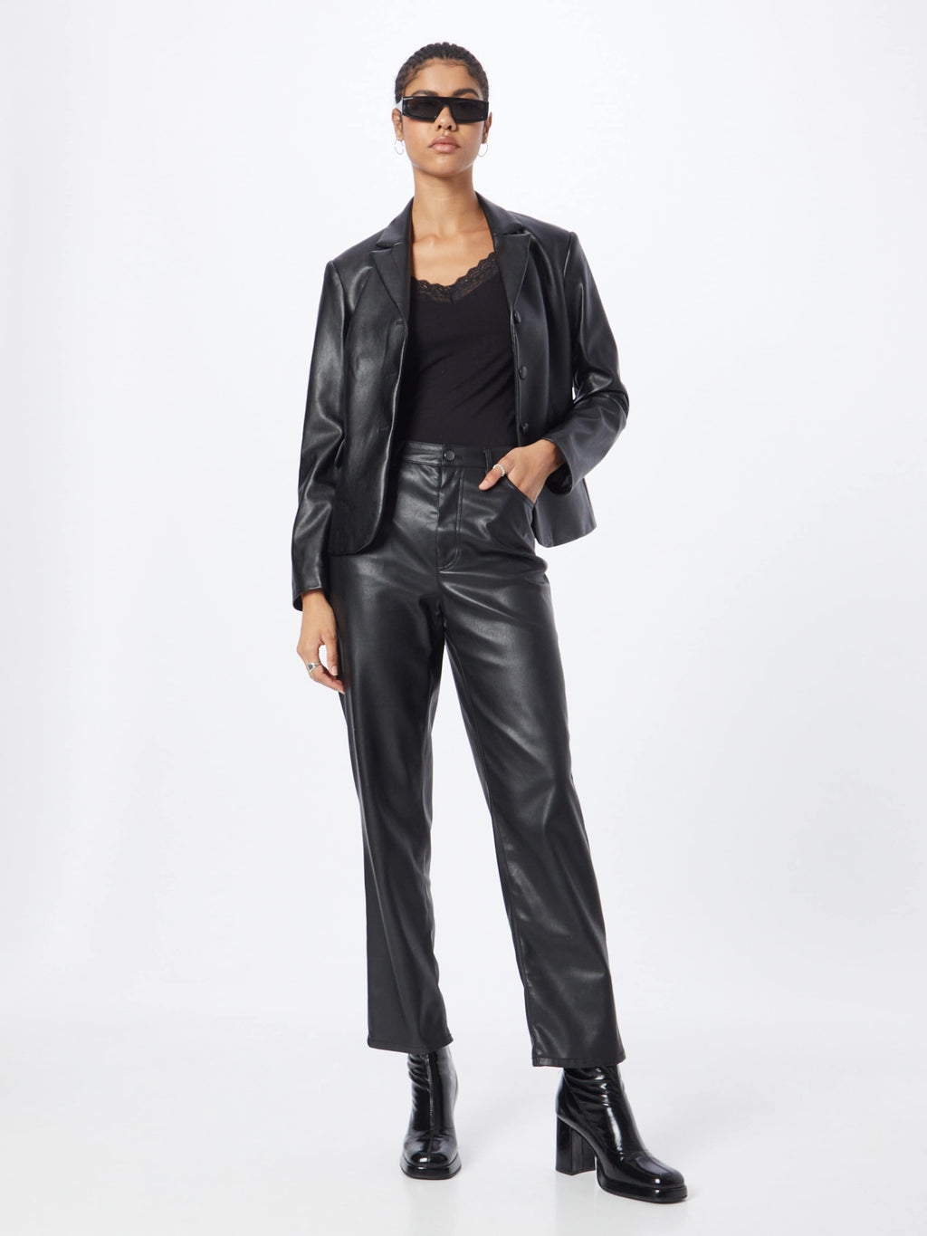 Peppercorn Kanten Tops Top Rosalinda Dames Zwart