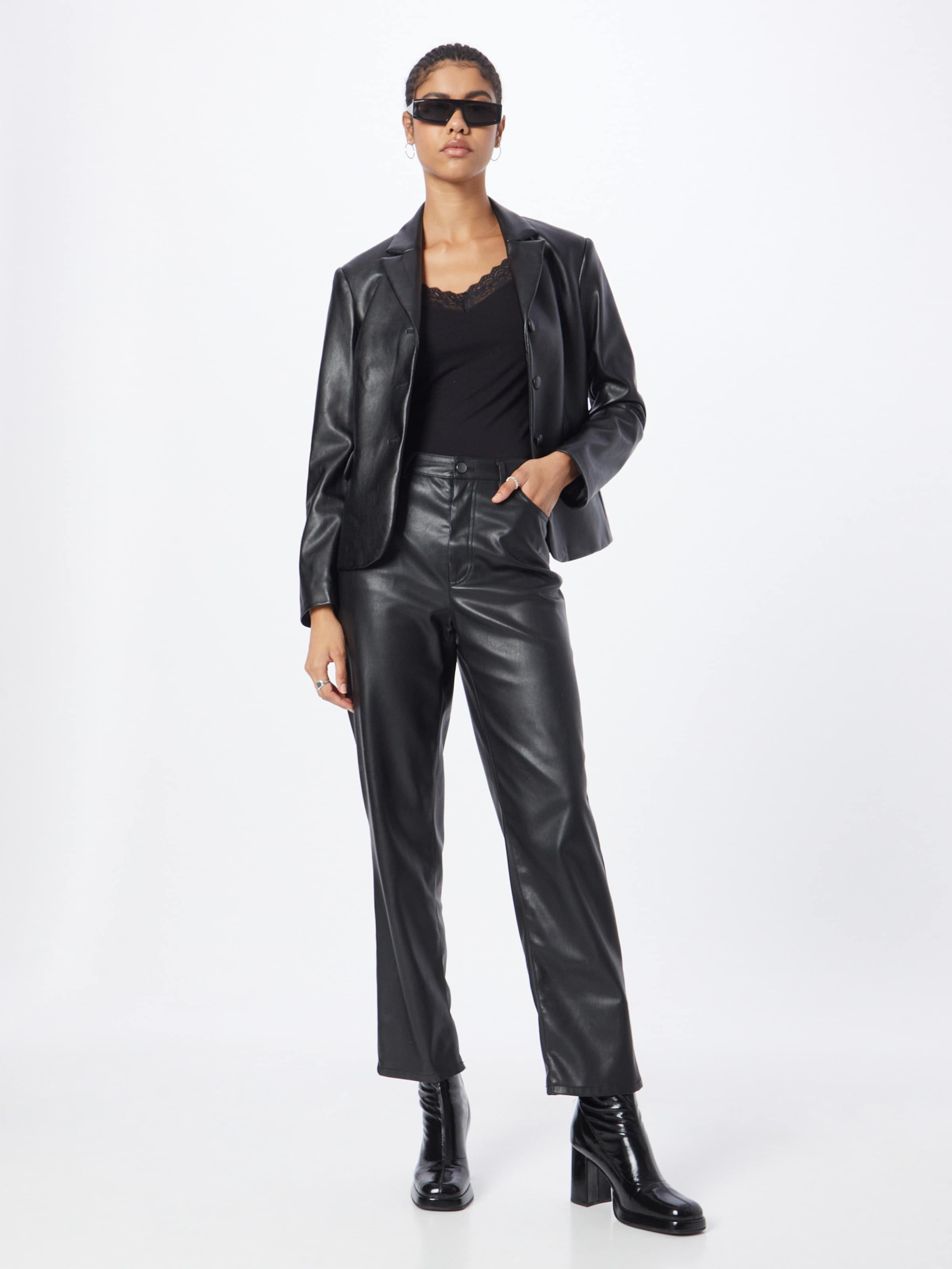 Peppercorn Kanten Tops Top Rosalinda Dames Zwart