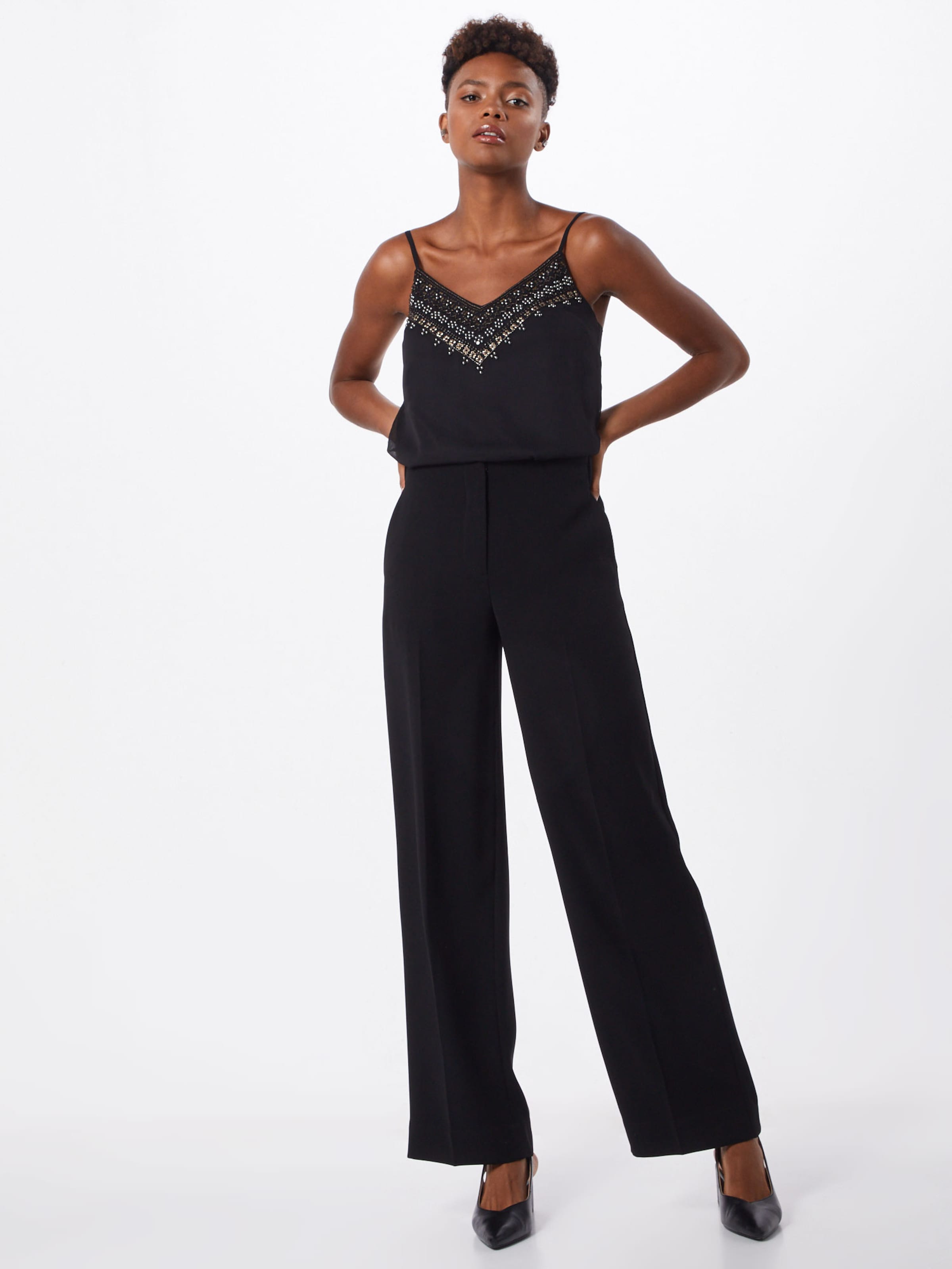 About You Spaghetti Tops Top Jale Dames Zwart