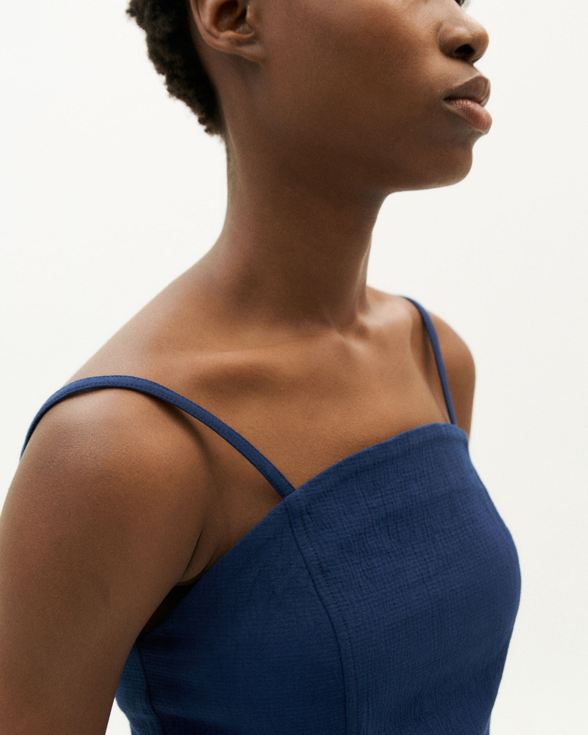 Thinking Mu Spaghetti Tops Top Ada Dames Navy