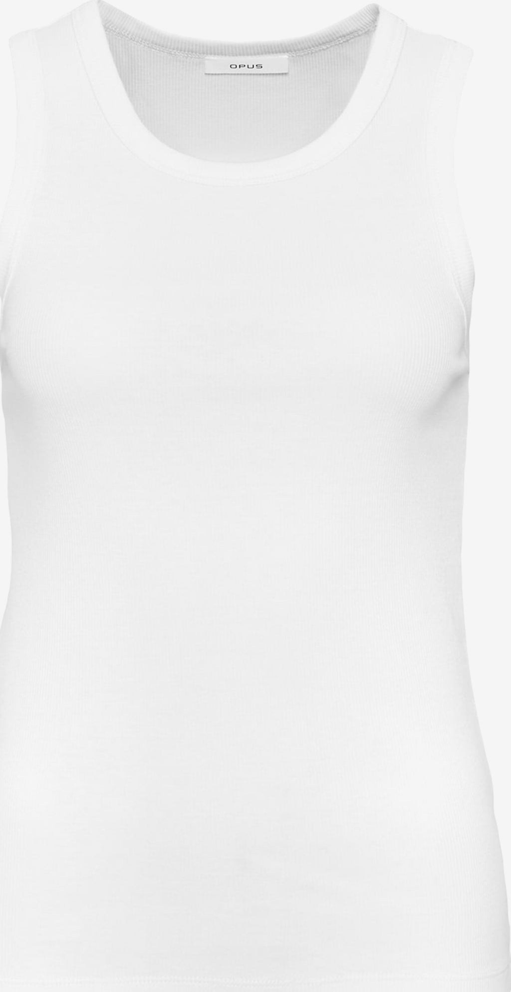 OPUS Mouwloze Shirts Top Ilesso Dames Wit