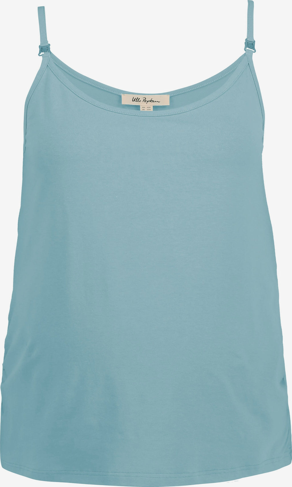 Ulla Popken Spaghetti Tops Top Dames Lichtblauw