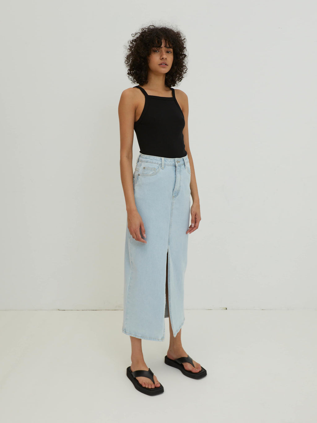 EDITED Tanktops Top Marlee Dames Zwart