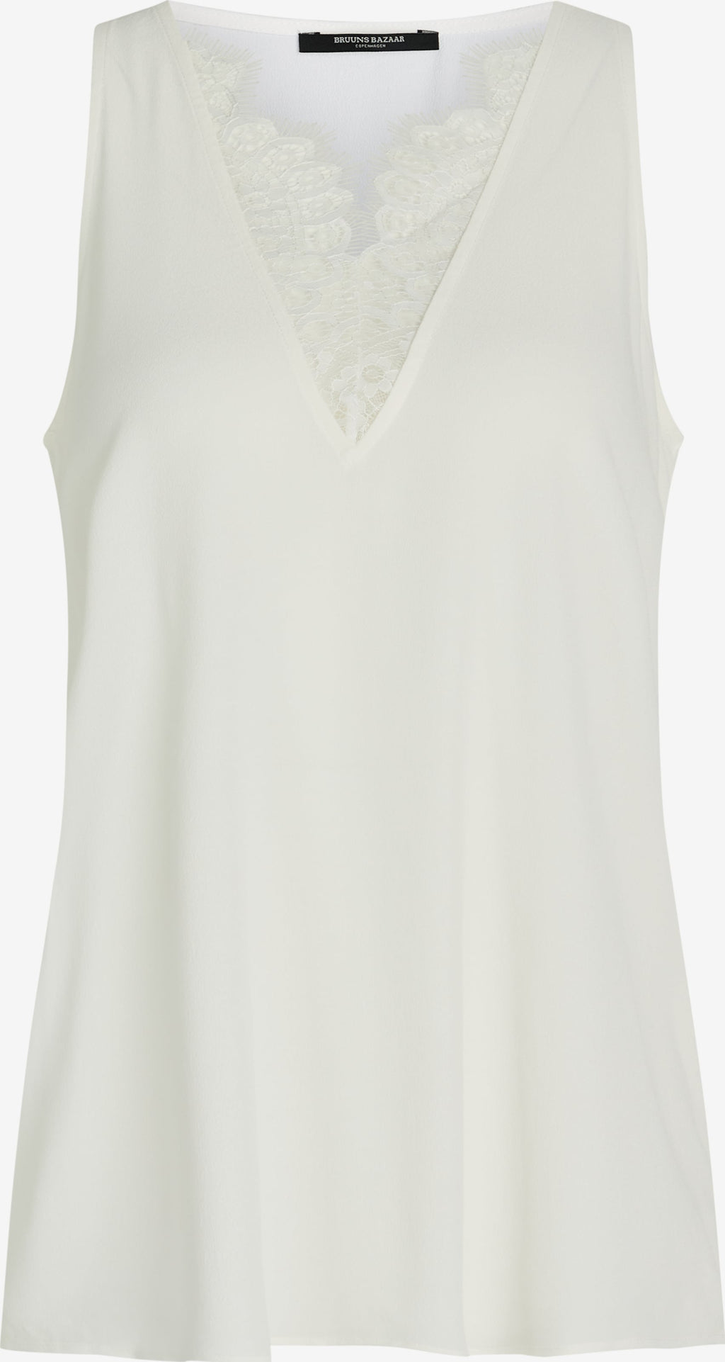 Bruuns Bazaar Kanten Tops Top Karlie Dames Natuurwit