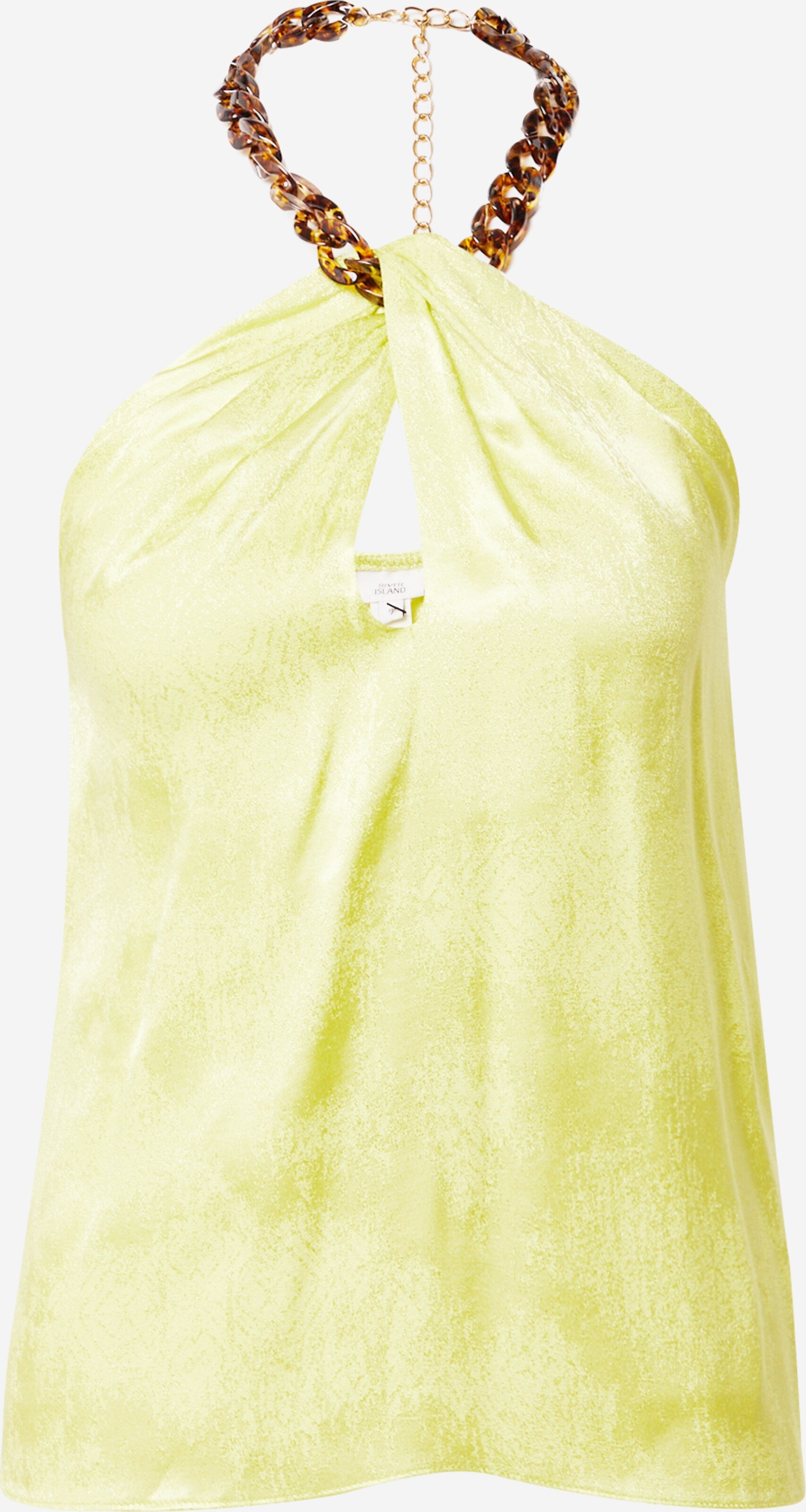RIVER ISLAND Uitgaanstops Top Dames Geel