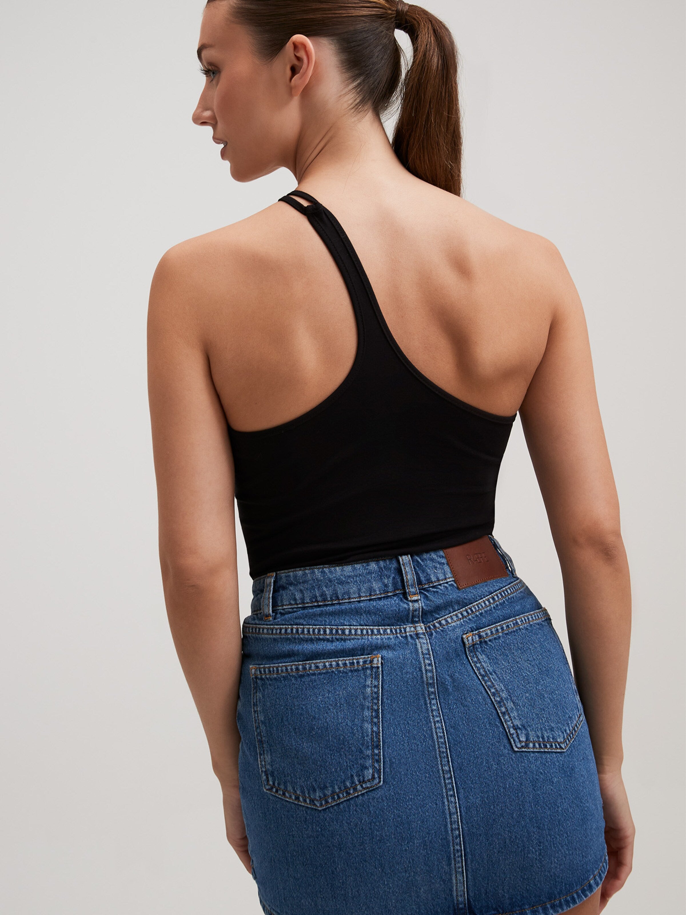  Crop Tops Top Delia Dames Zwart
