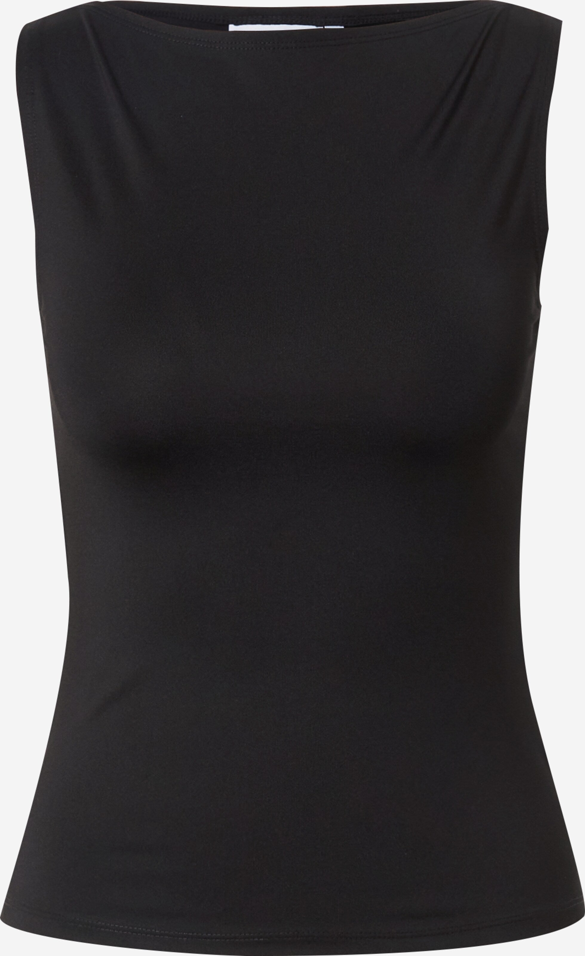 WEEKDAY Mouwloze Shirts Top Annie Dames Zwart