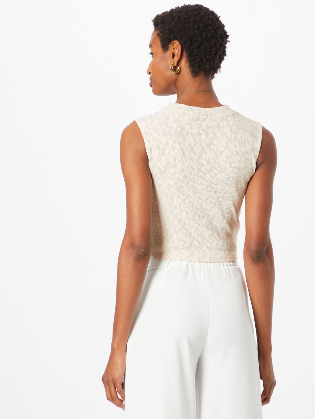 About You Crop Tops Top Malena Dames Crème