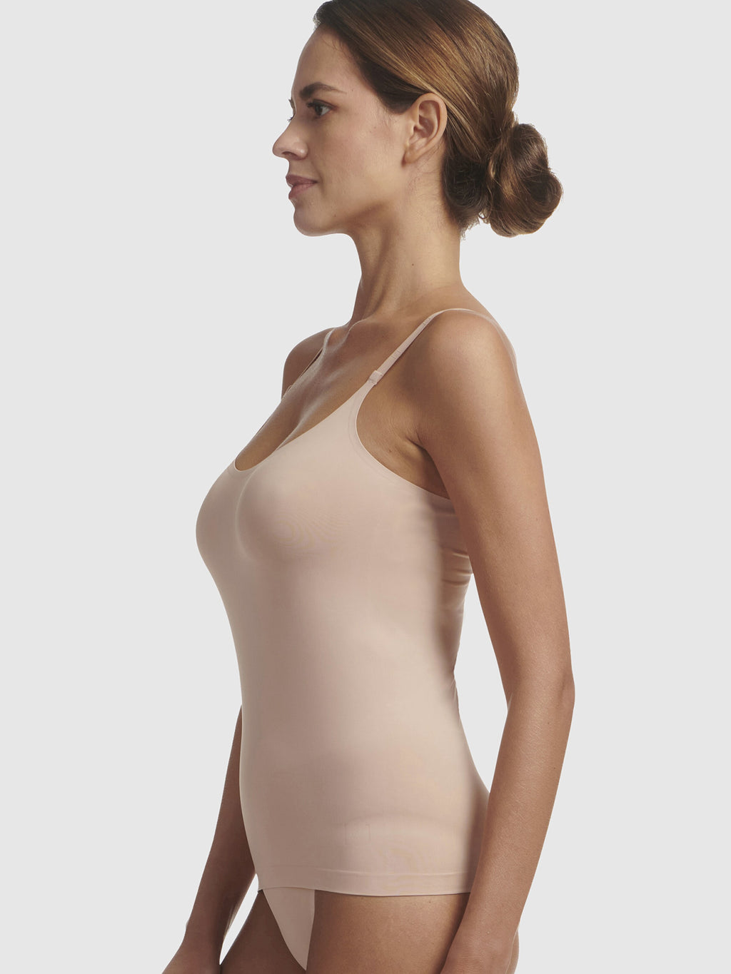 Wolford Spaghetti Tops Top Cropped Cami Dames Beige