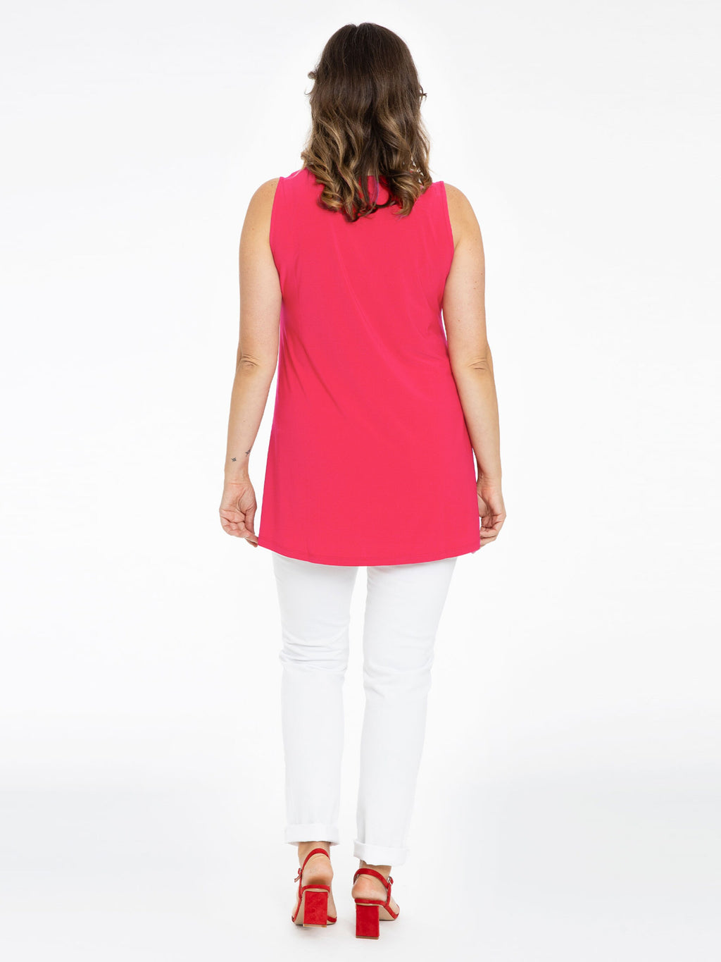  Mouwloze Shirts Top DOLCE Dames Pink