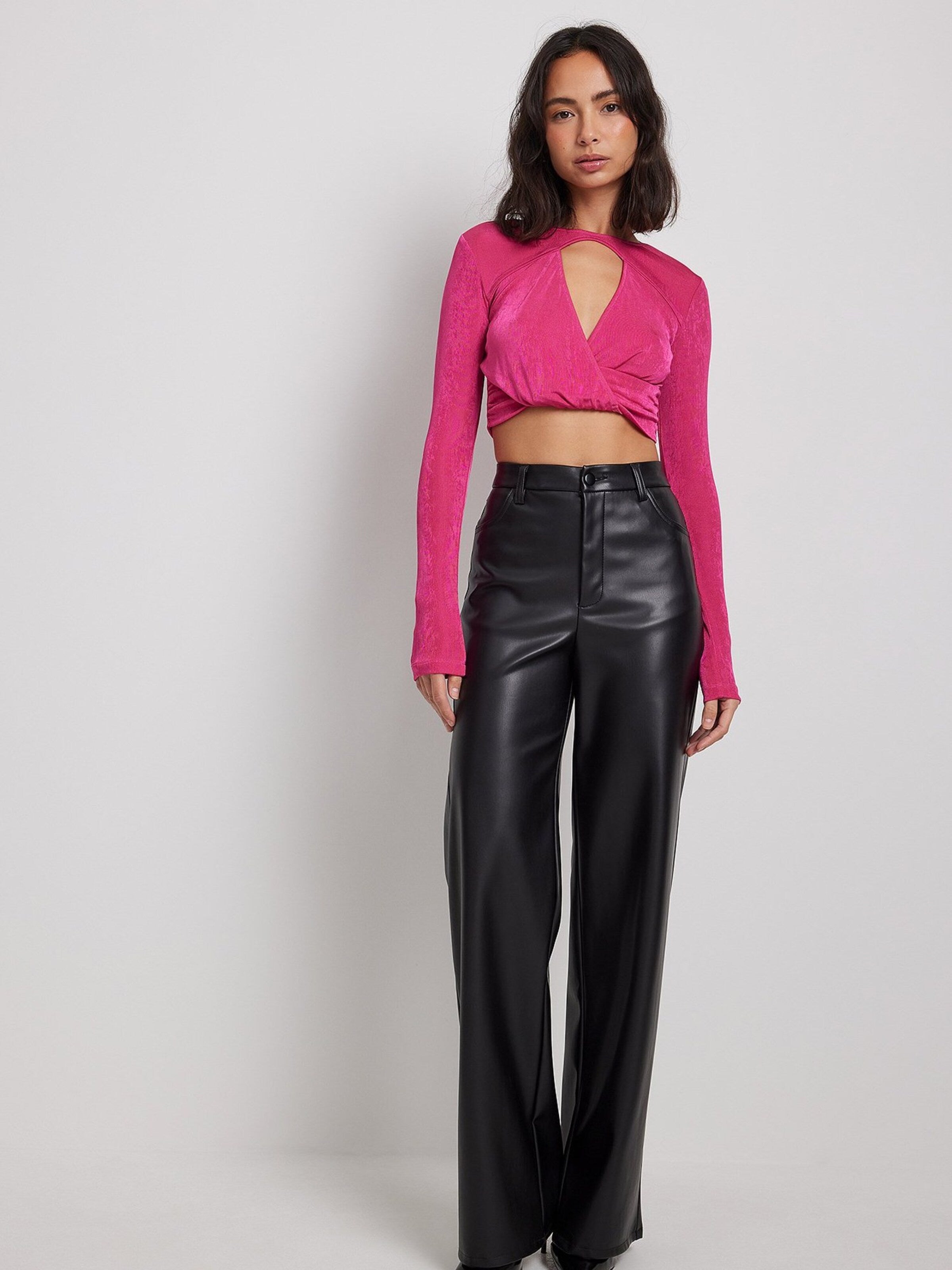 NA-KD Uitgaanstops Top Dames Pink
