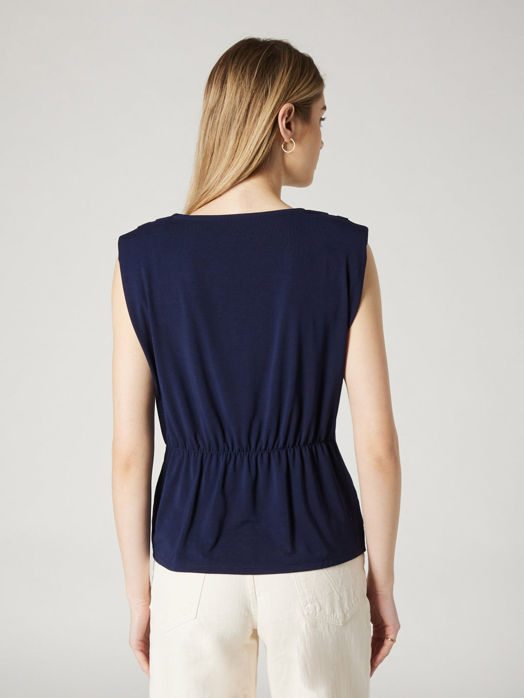  Mouwloze Shirts Top Pauline Dames Donkerblauw