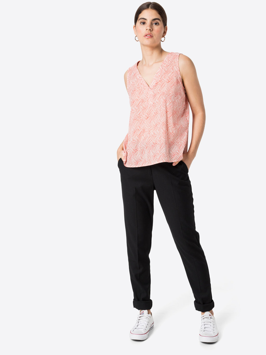  Blouse Tops Blouse Dames Rood