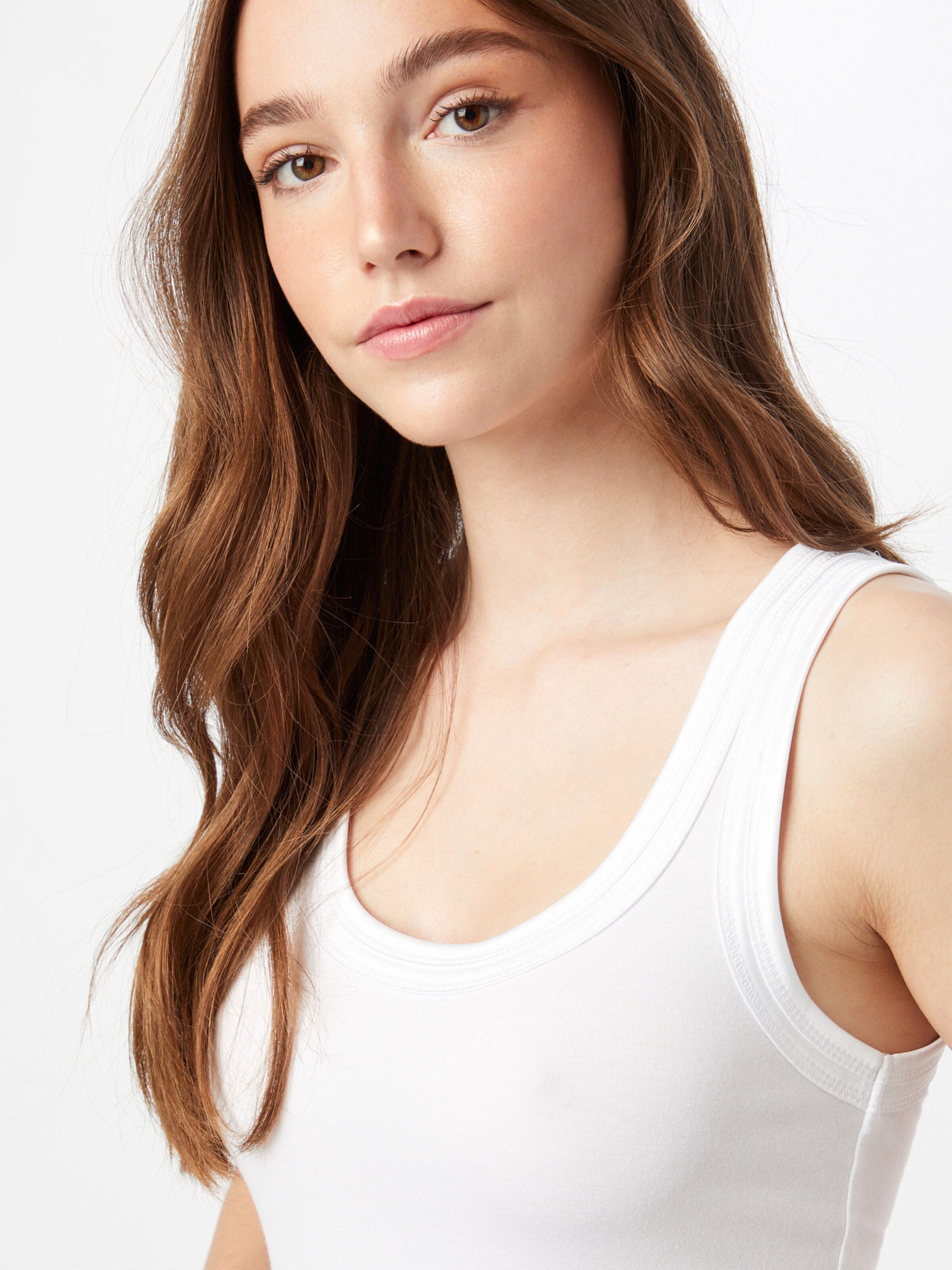 ICHI Tanktops Top Zola Dames Wit