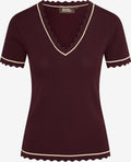  Crop Tops Top Silent Treatment Dames Bordeaux