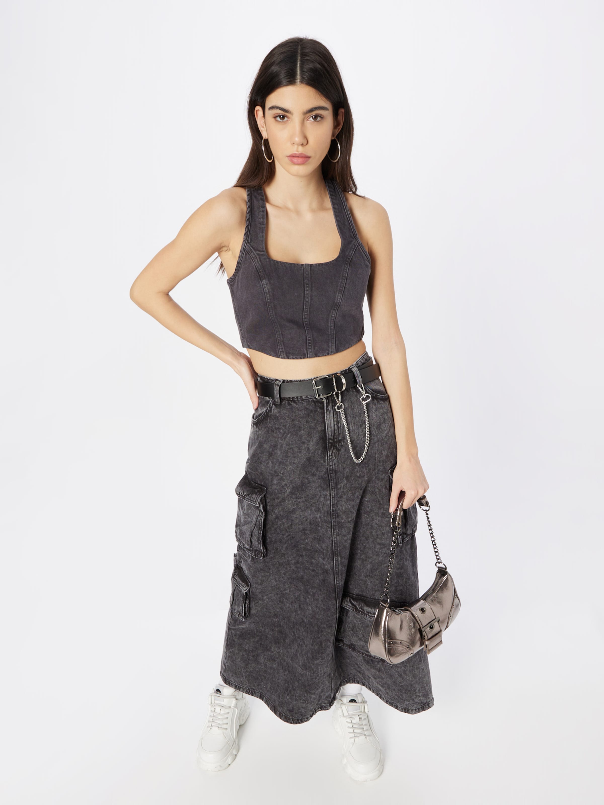 WEEKDAY Blouse Tops Blouse Ana Dames Grijs