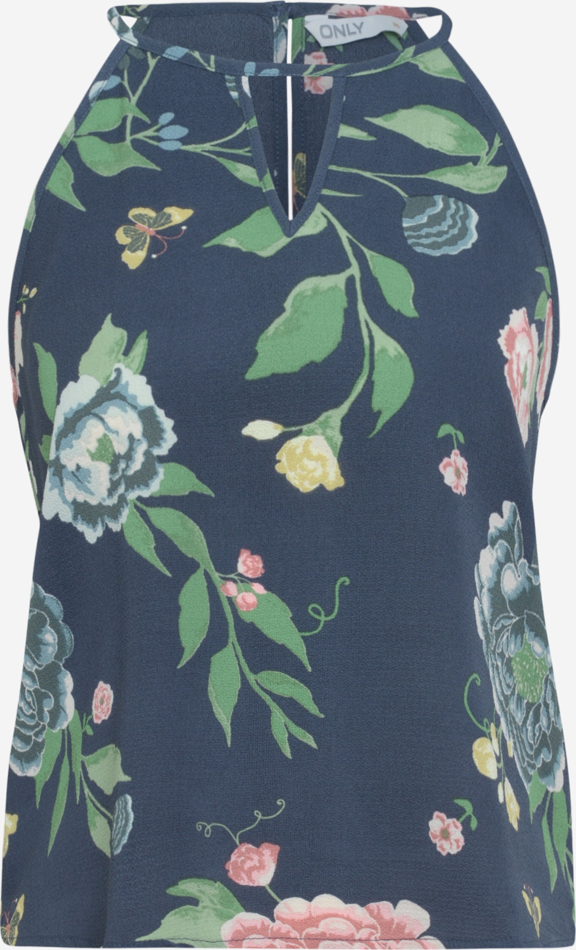 ONLY Petite Uitgaanstops Top NOVA Dames Lichtblauw / Donkerblauw