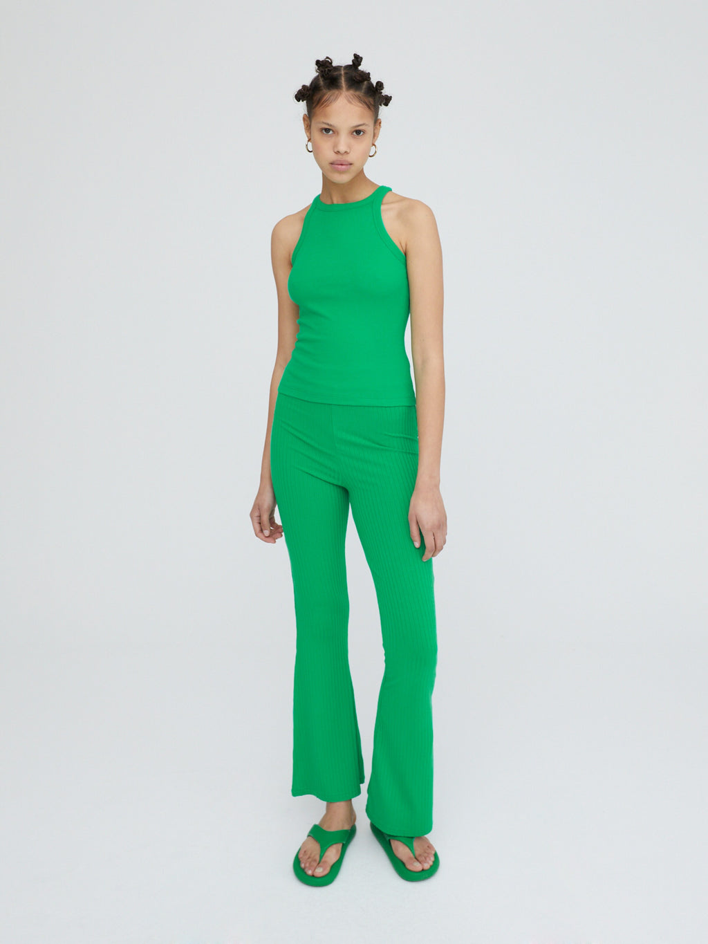 EDITED Tanktops Top Orelia Dames Groen