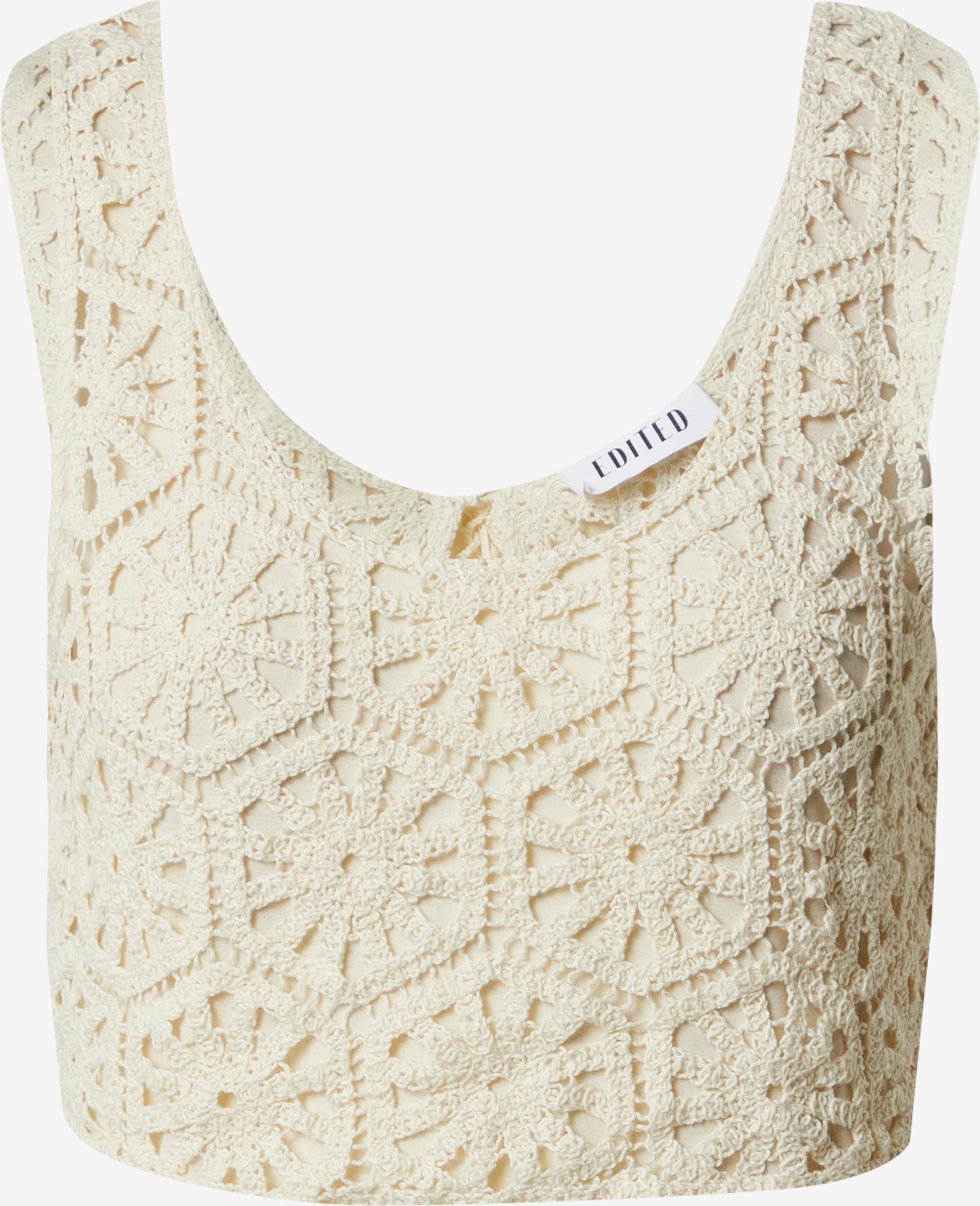 EDITED Crop Tops Top Cosima Dames Beige