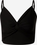 About You Crop Tops Top Julia Dames Zwart