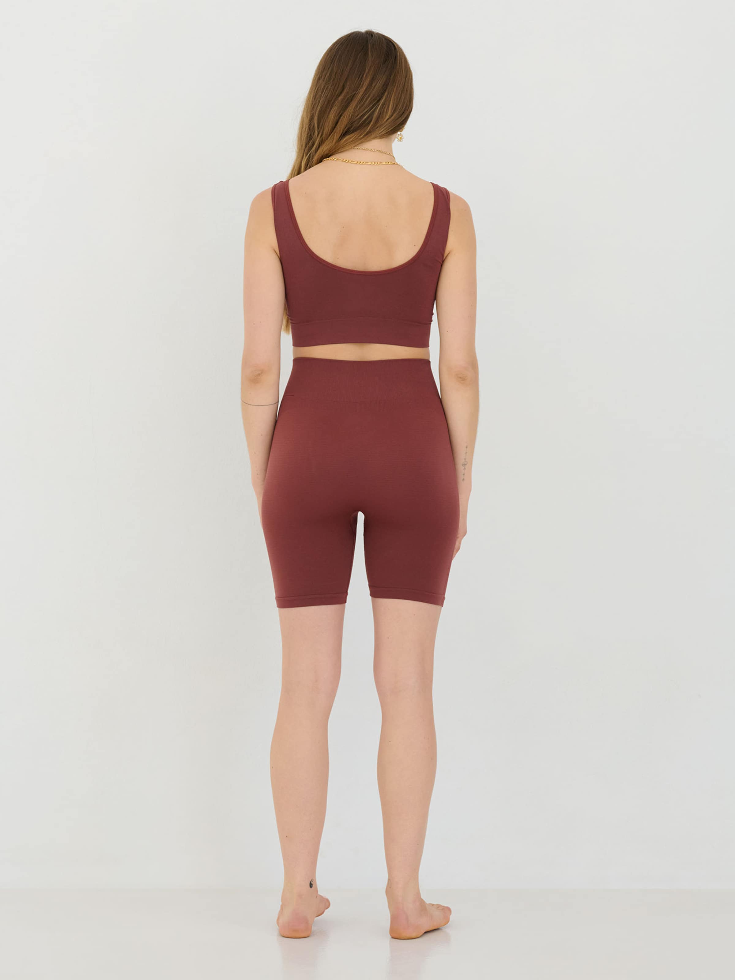  Crop Tops Top Arina Dames Bruin