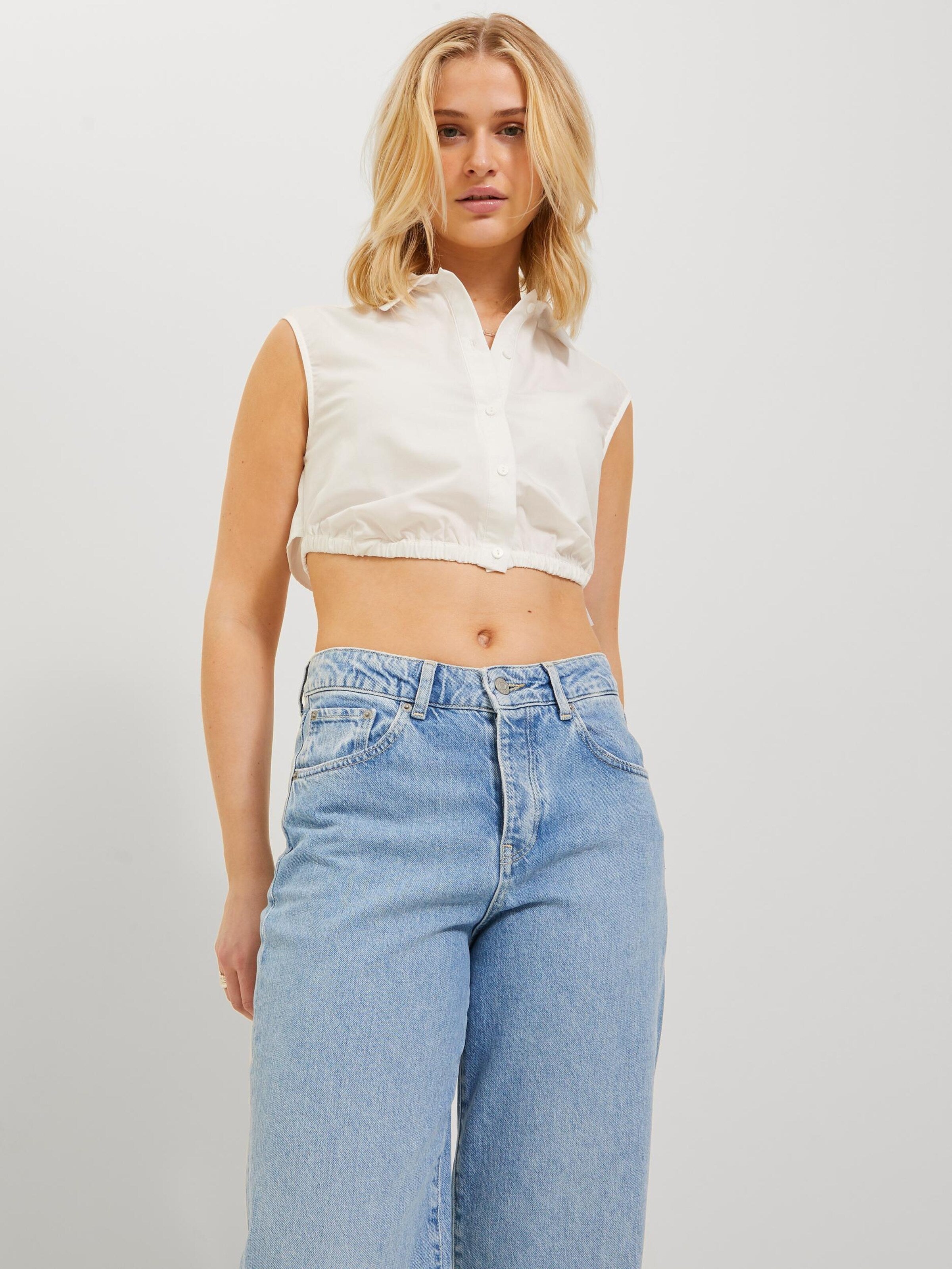 JJXX Blouse Tops Blouse Roe Dames Wit