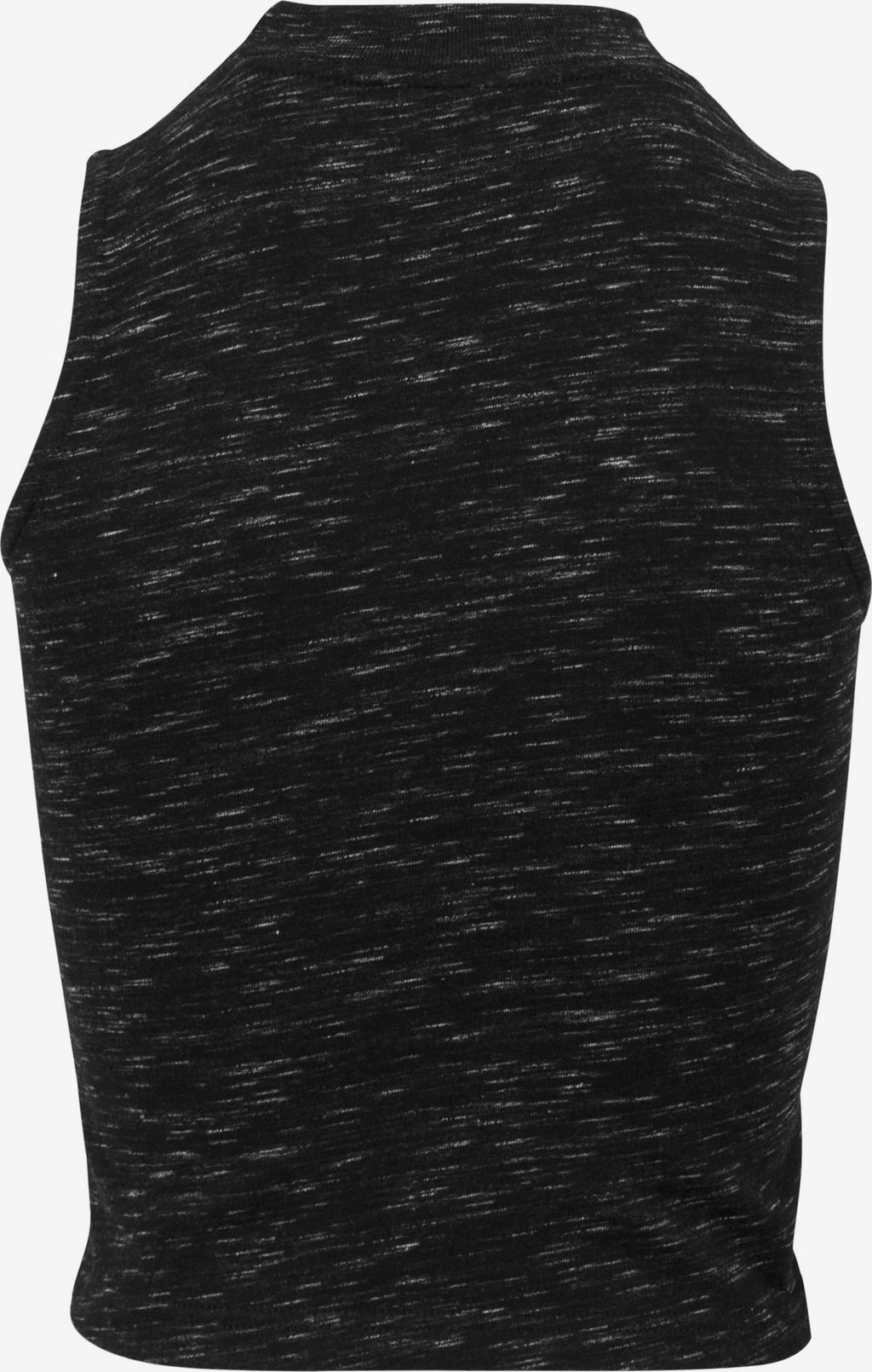 URBAN CLASSICS Crop Tops Top Dames Zwart Gemêleerd