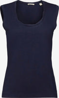 ESPRIT Mouwloze Shirts Top Dames Navy