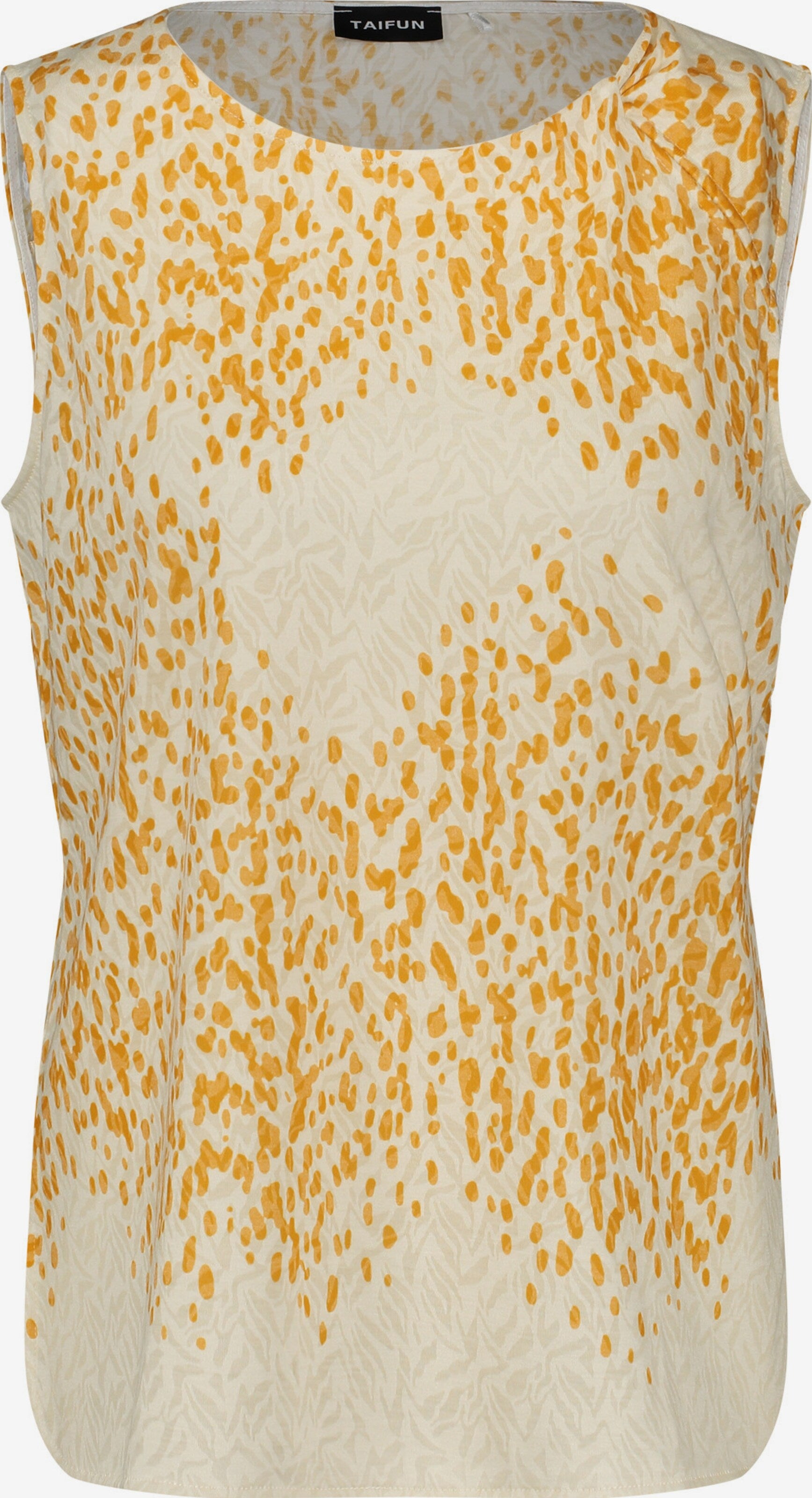 Taifun Mouwloze Shirts Top Dames Ecru