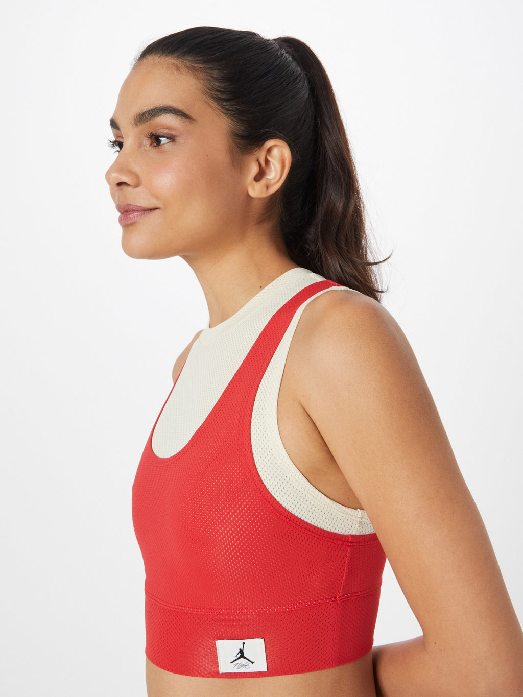 Jordan Crop Tops Top Dames Beige