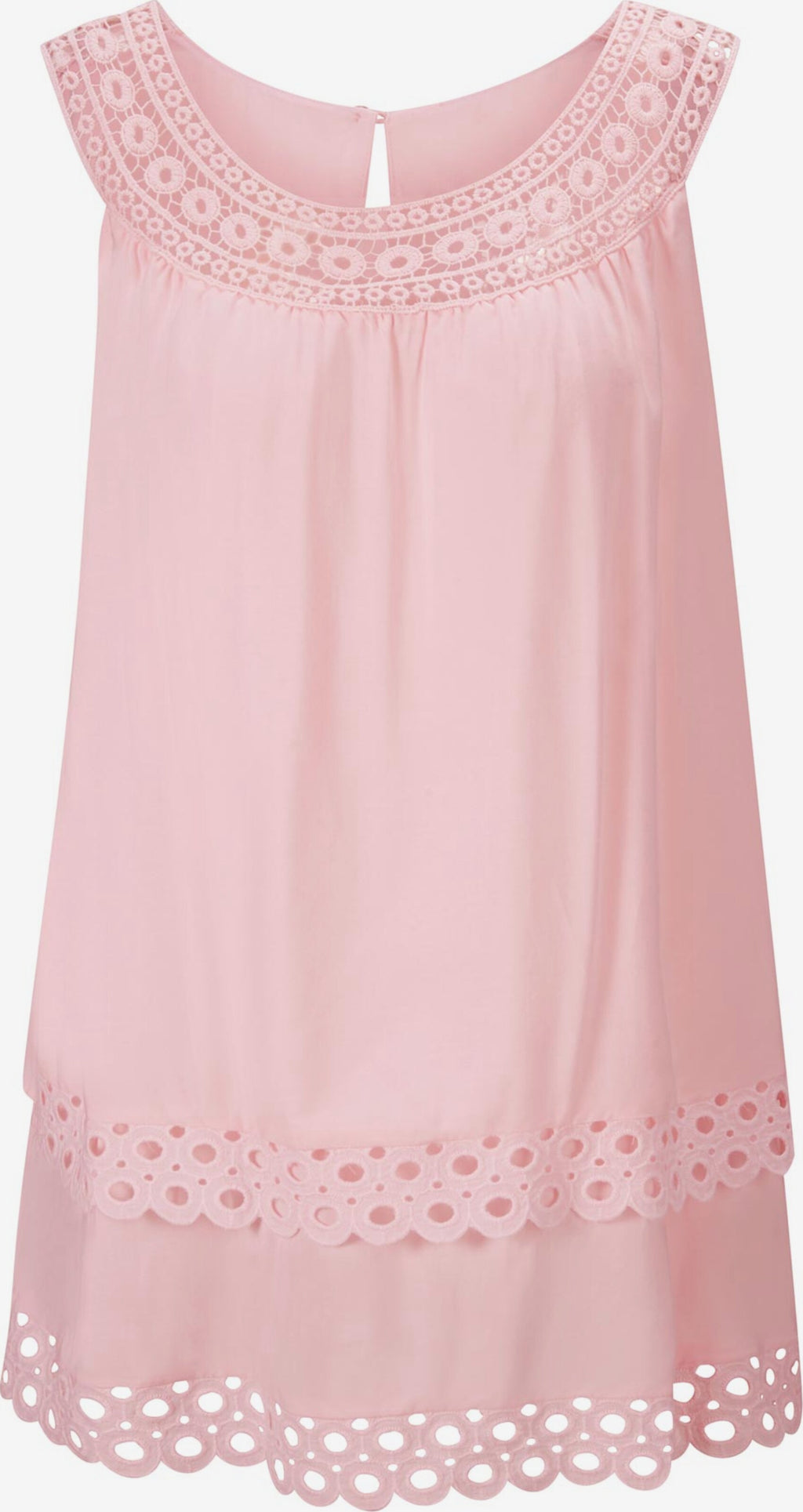 Heine Kanten Tops Top Dames Pink